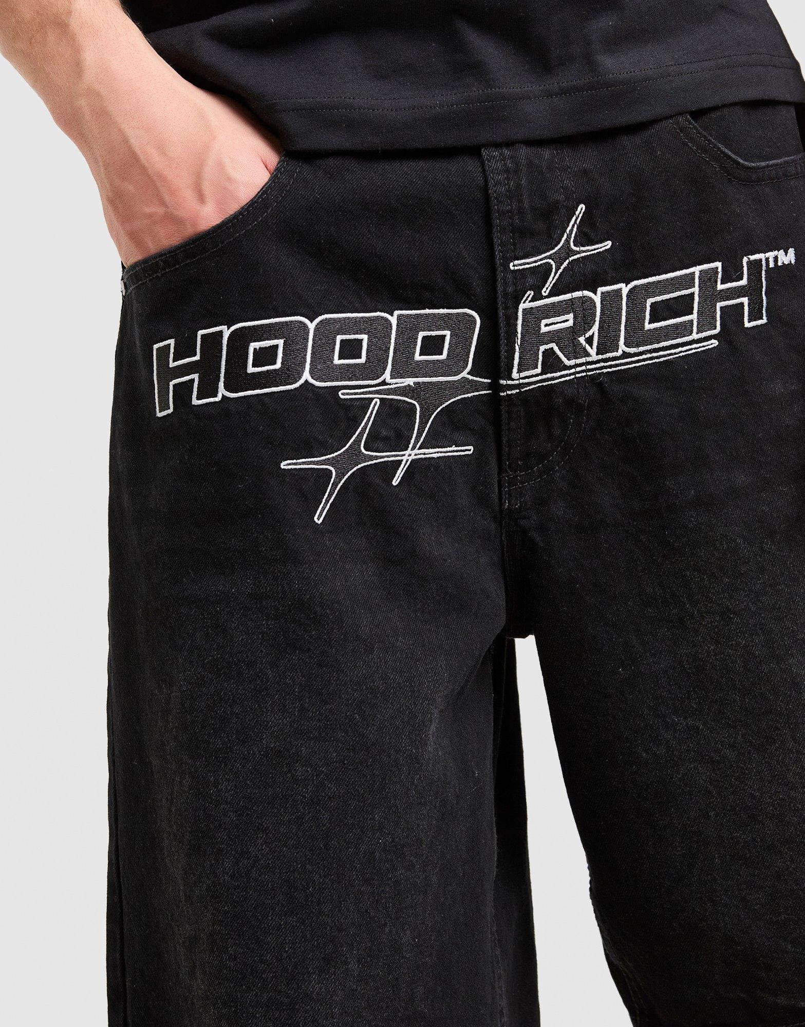 Hoodrich Ryder Crotch Denim Shorts