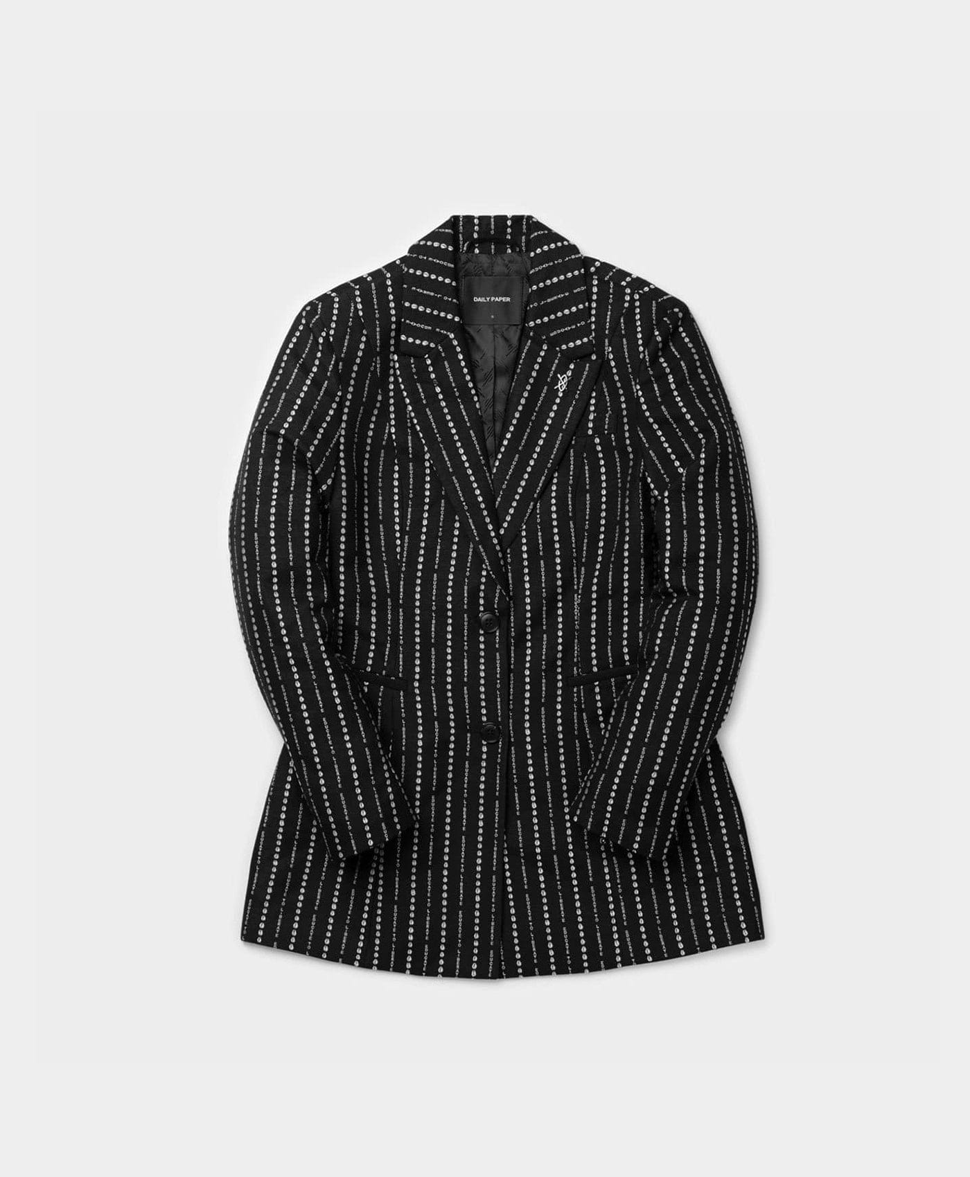 Daily Paper Black Pinstripe Mazira Blazer