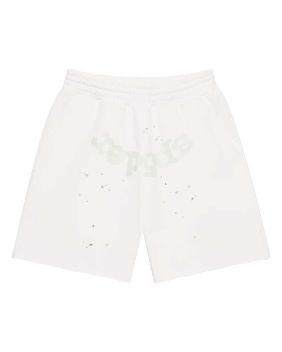 Sp5der Worldwide Sp5der T&F Sweatshorts White