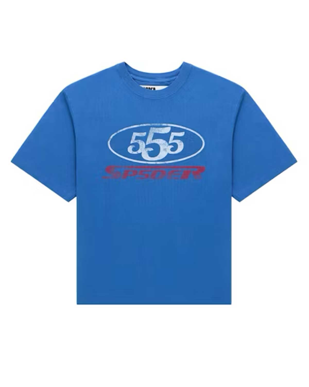 Sp5der Worldwide Sp5der R5cing T-Shirt Blue