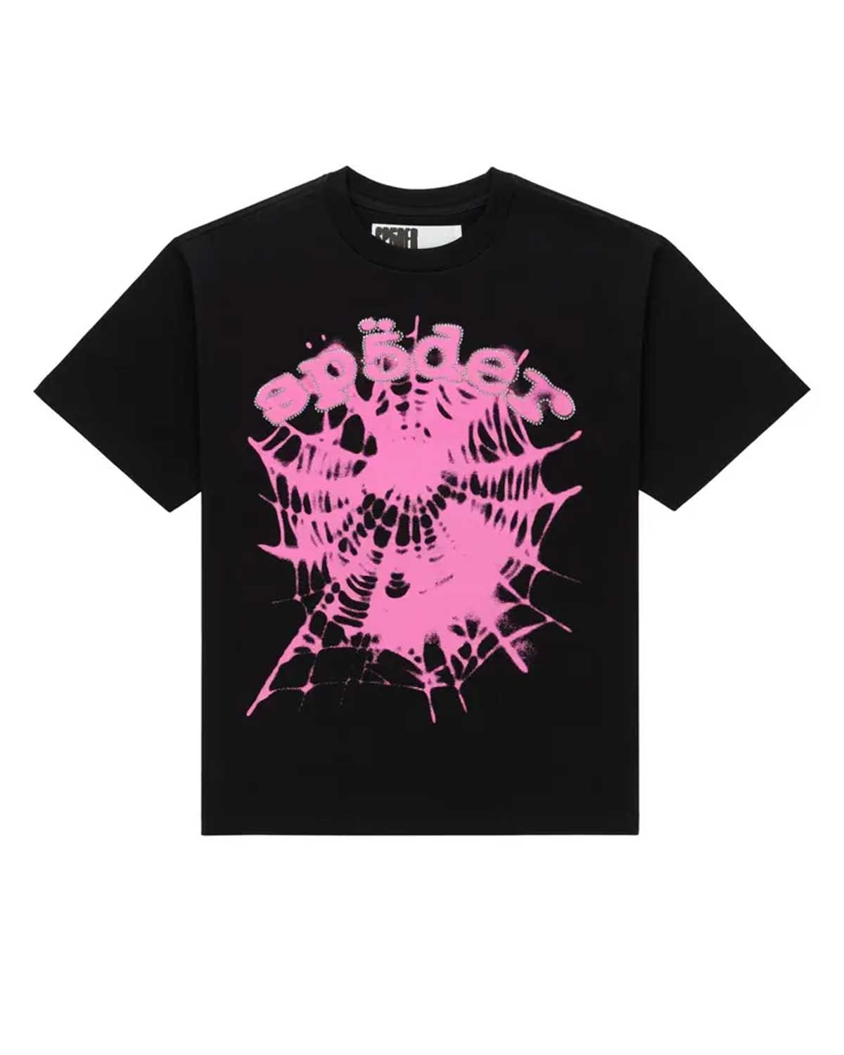 Sp5der Worldwide Sp5der OG Web SS T-Shirt Black
