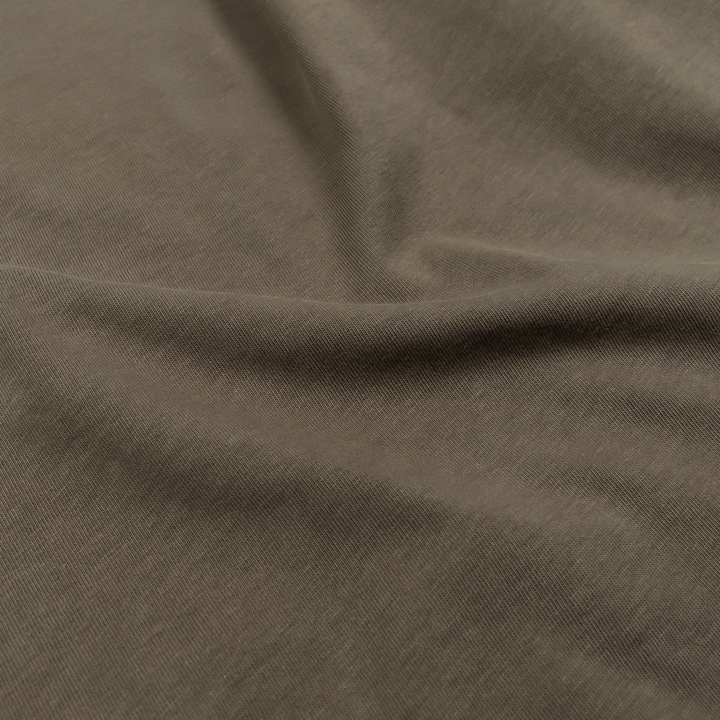 Maison Article Solid Novelty Mens Short Sleeve Shirt (Buck Brown)