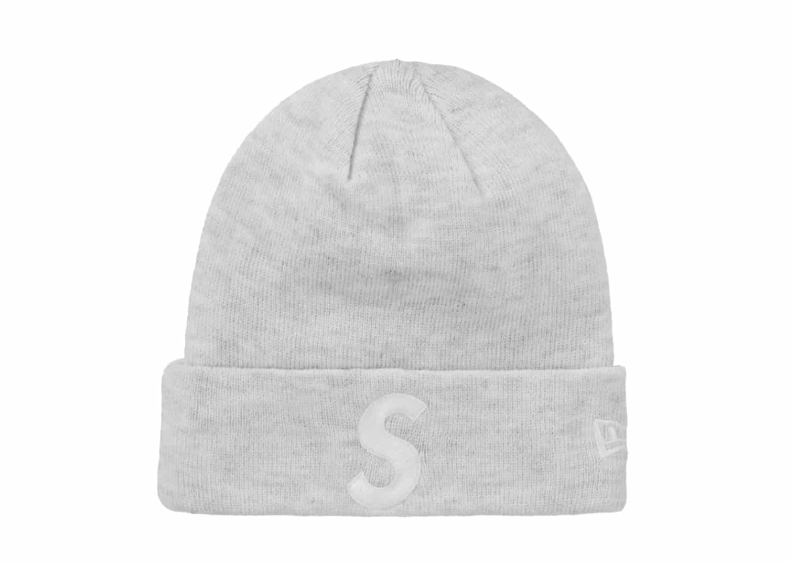 Supreme Clothing & Accessories Supreme New Era S Logo Beanie (FW24) Heather Grey