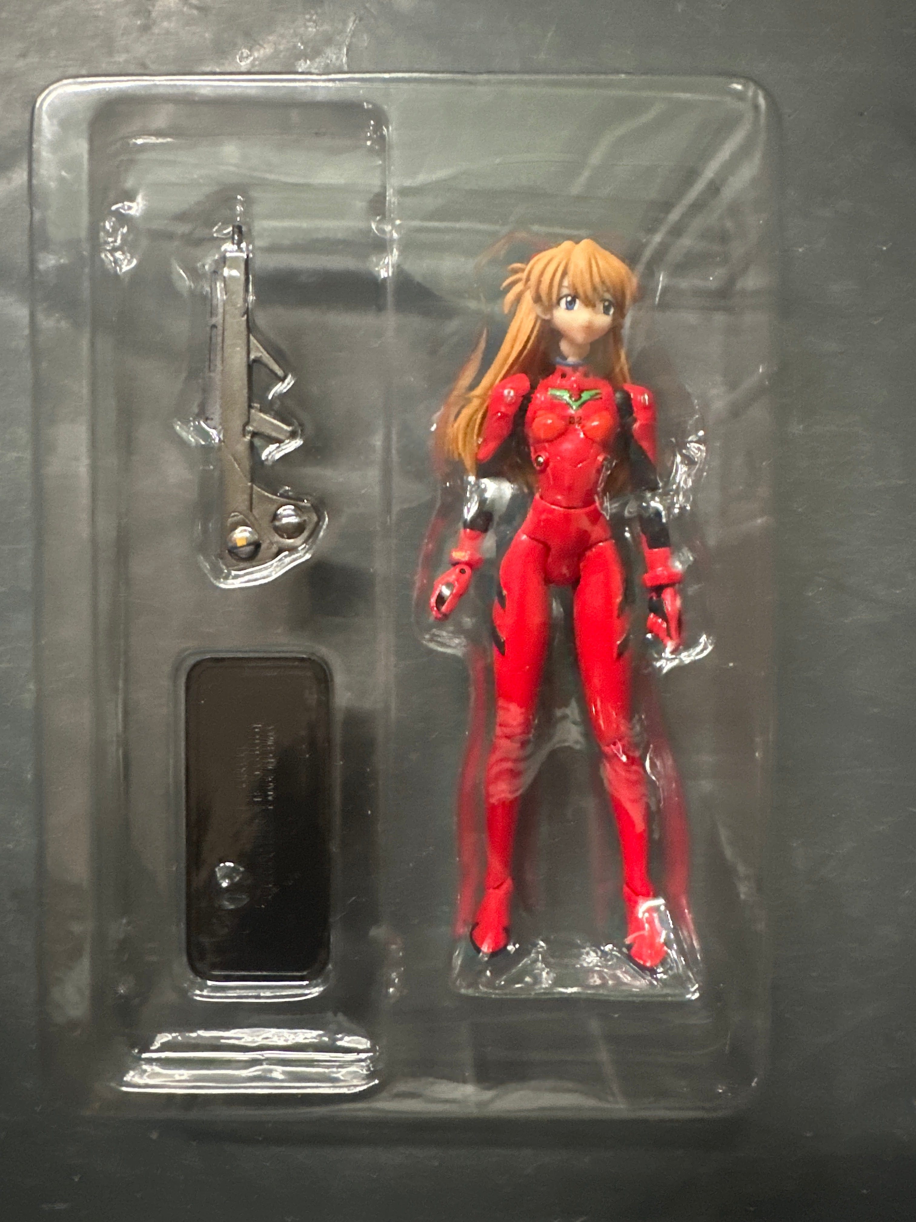 Revoltech **Open Box**Kaiyodo Revoltech Miniature Asuka Langley Neon Genesis Evangelion the Beginning and the End Action Figure
