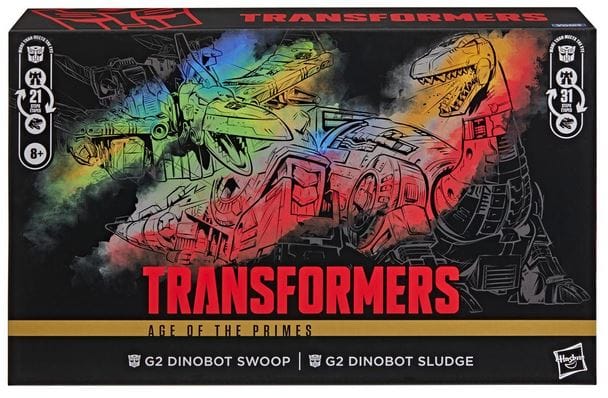Hasbro Toys Transformers Generations Selects Age of the Primes G2 Universe Dinobots Swoop and Sludge Action Figure