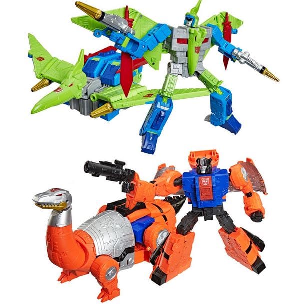 Hasbro Toys Transformers Generations Selects Age of the Primes G2 Universe Dinobots Swoop and Sludge Action Figure