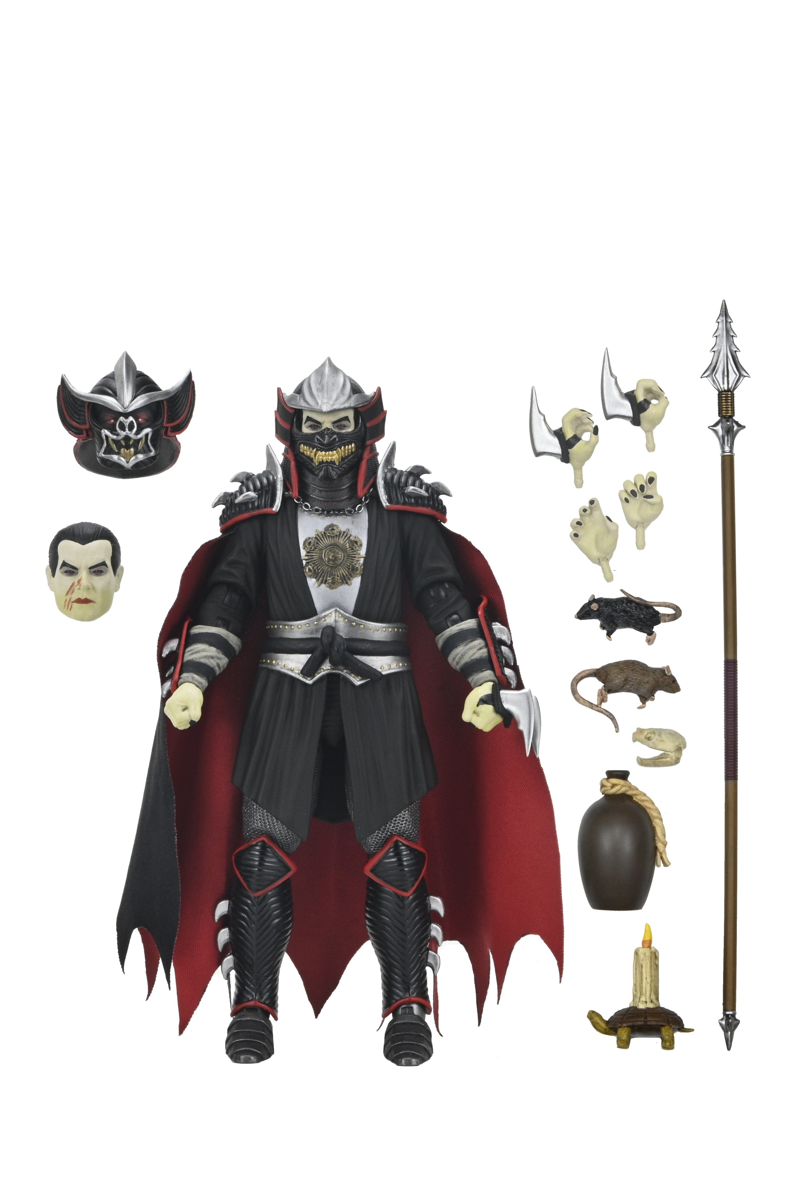 Neca Toys NECA UNIVERSAL MONSTERS/TEENAGE MUTANT NINJA TURTLES - 7 IN SCALE ACTION FIGURE - SHREDDER AS DRACULA (CLASSIC COLORS) Action Figure
