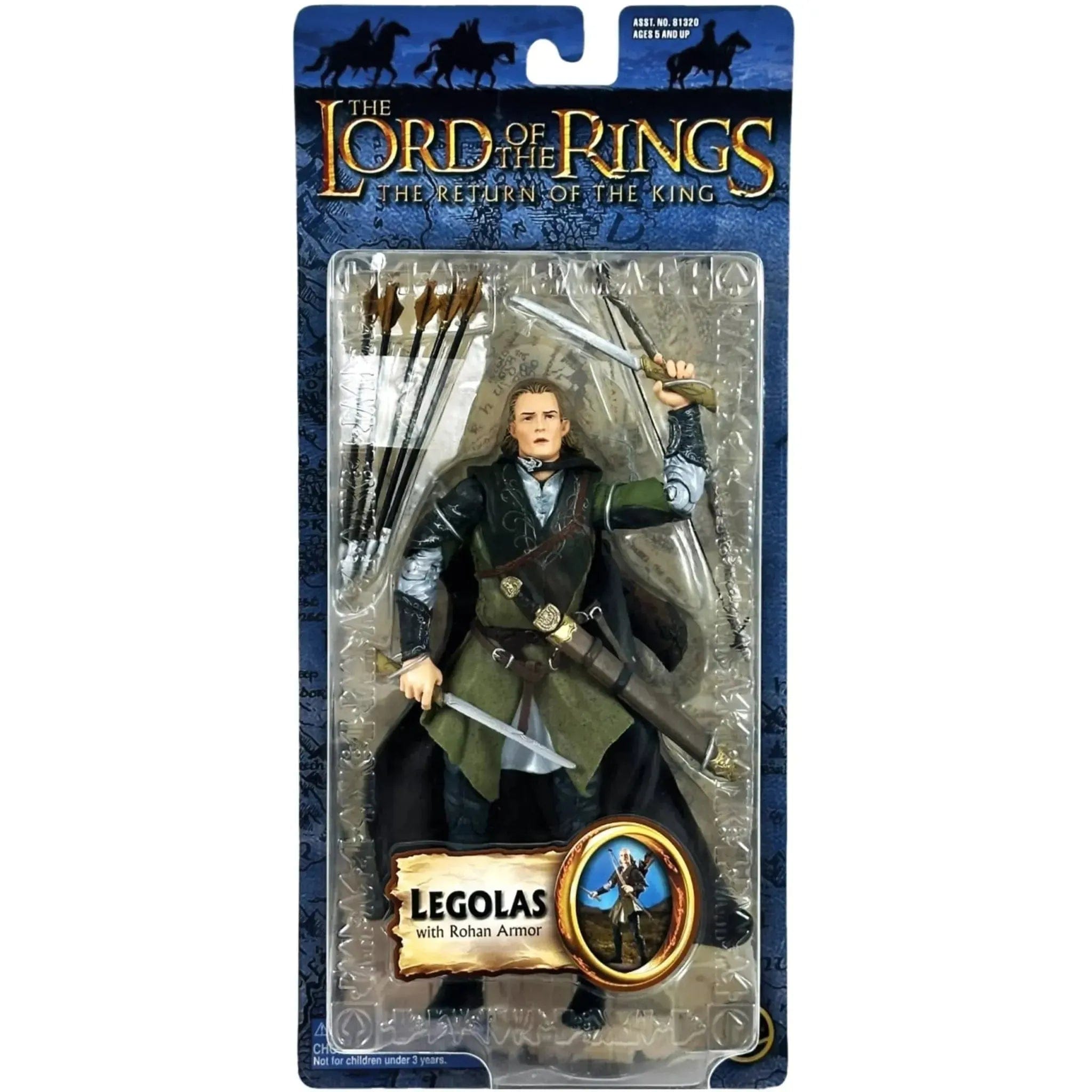 Toy Biz The Lord of the Rings: The Return of the King - Legolas with Rohan Armor Action Figure - Toy Biz - (2003)