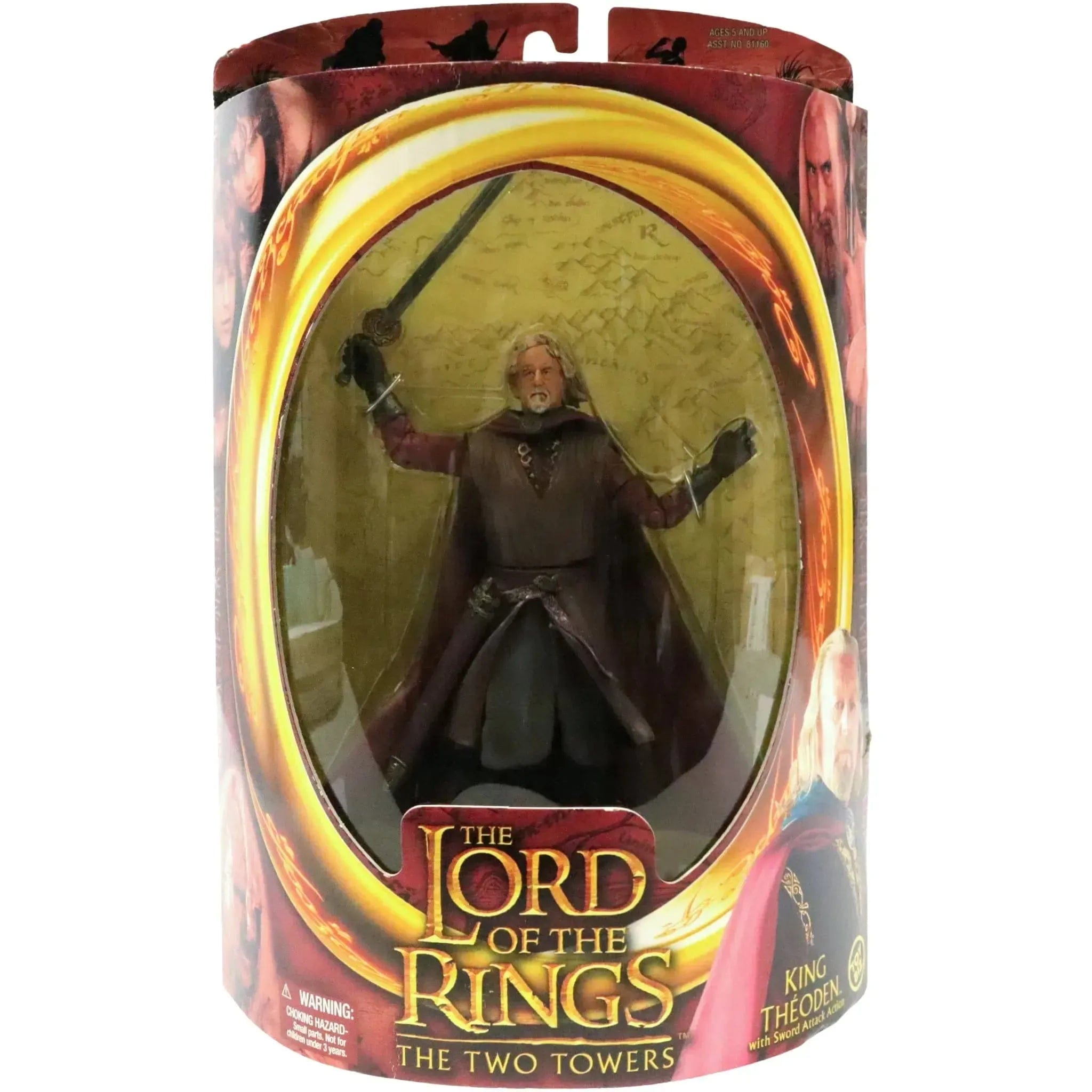 Toy Biz The Lord of the Rings: The Two Towers - King Théoden with Sword Attack Action Figure (6") - Toy Biz - (2002)