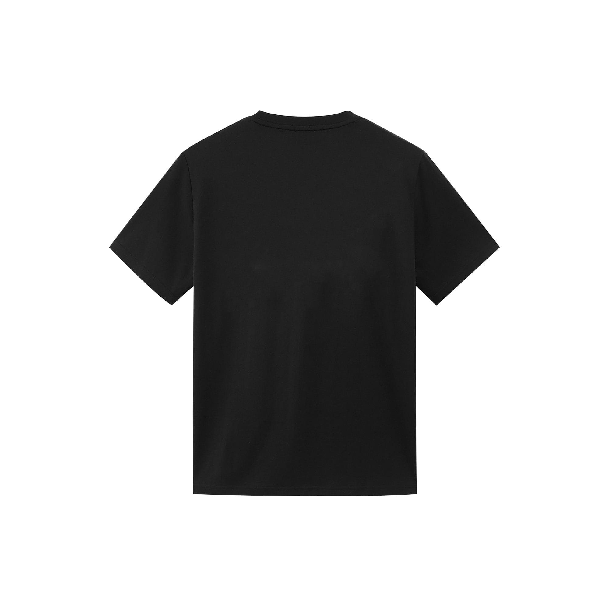WHITE* PUSHAS Print Logo T - Shirt Black / White (2024)