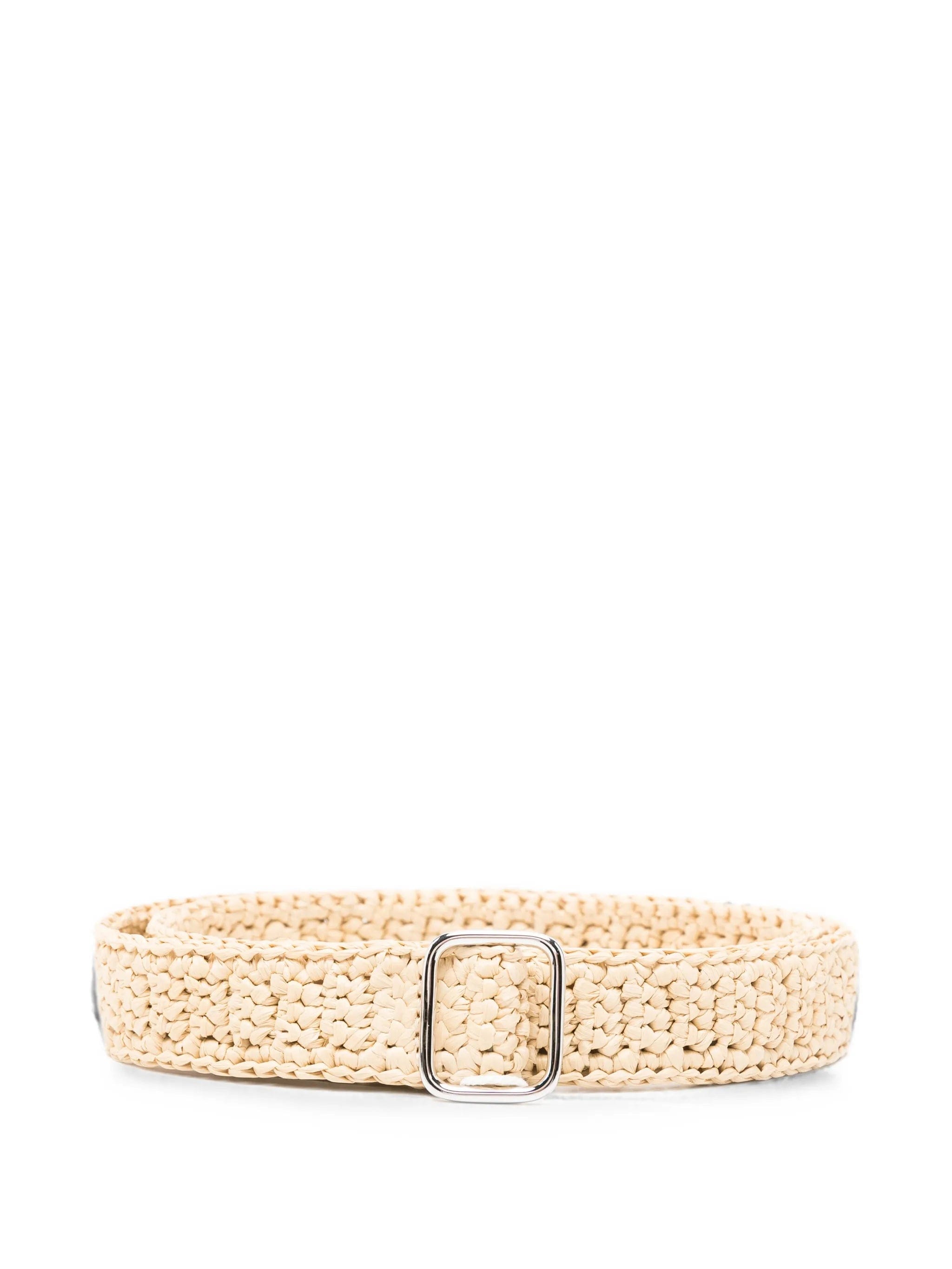 Déhanche Mako raffia belt
