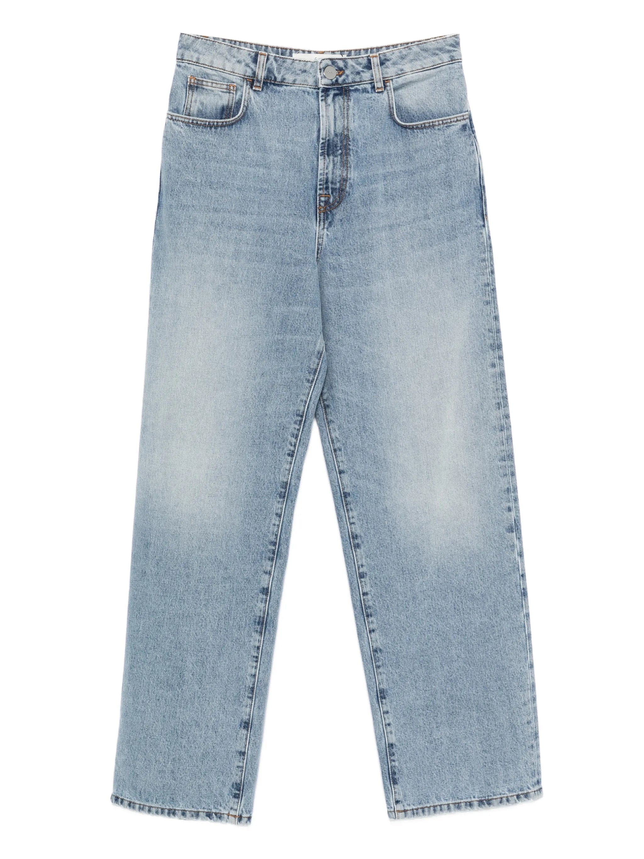 Róhe buttoned straight jeans