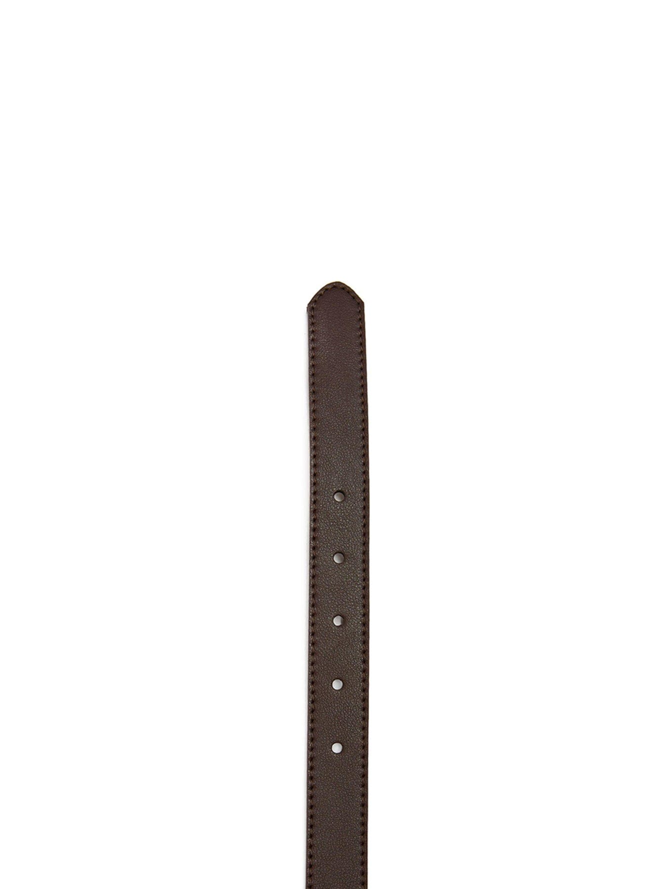 V.gan Vegan Stud 2.5 cm Belt Brown