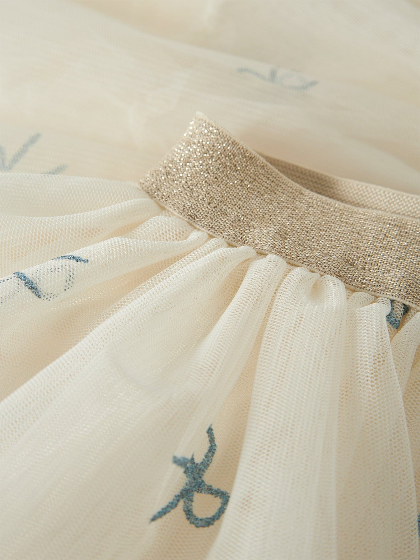Name It Mini Kids' Kira Tulle Skirt Cream