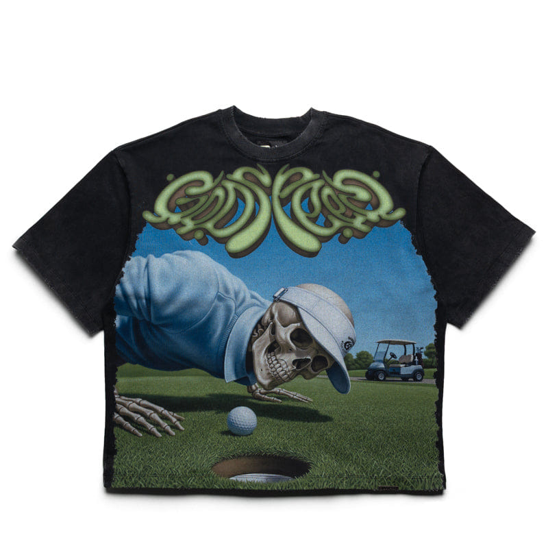 Godspeed New York Green Reaper T-Shirt - Black Wash