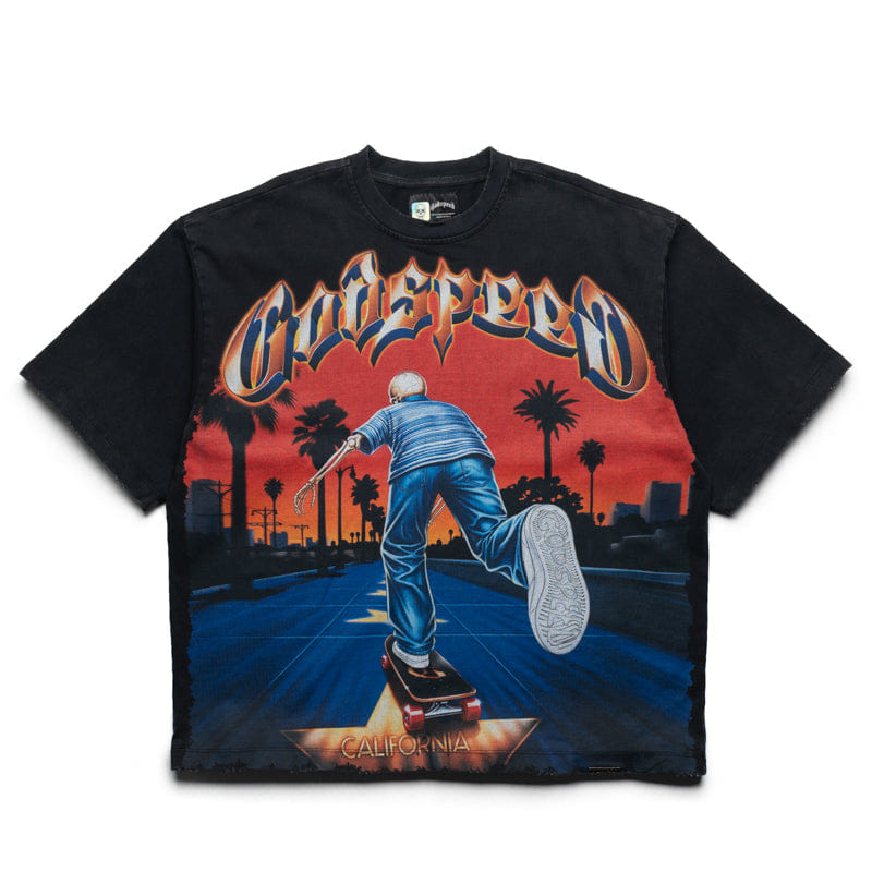 Godspeed New York Kick Push T-Shirt - Black