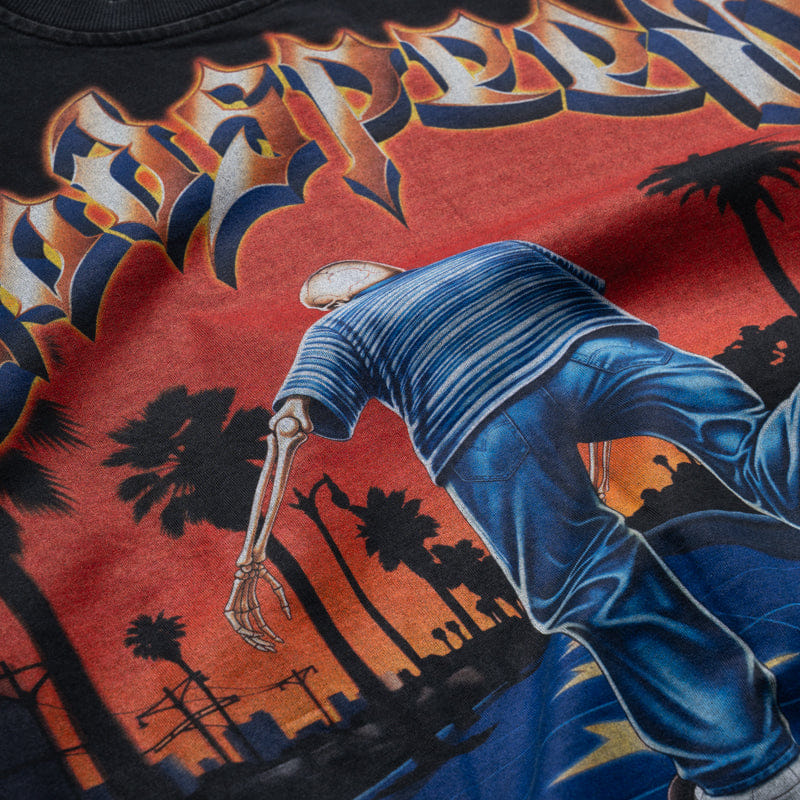 Godspeed New York Kick Push T-Shirt - Black
