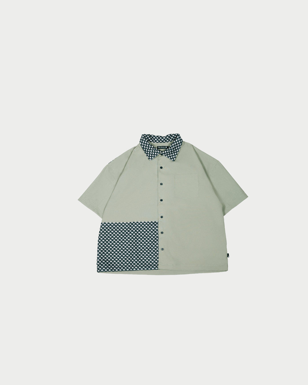Polo Sole Academy Patchwork Polo - Olive