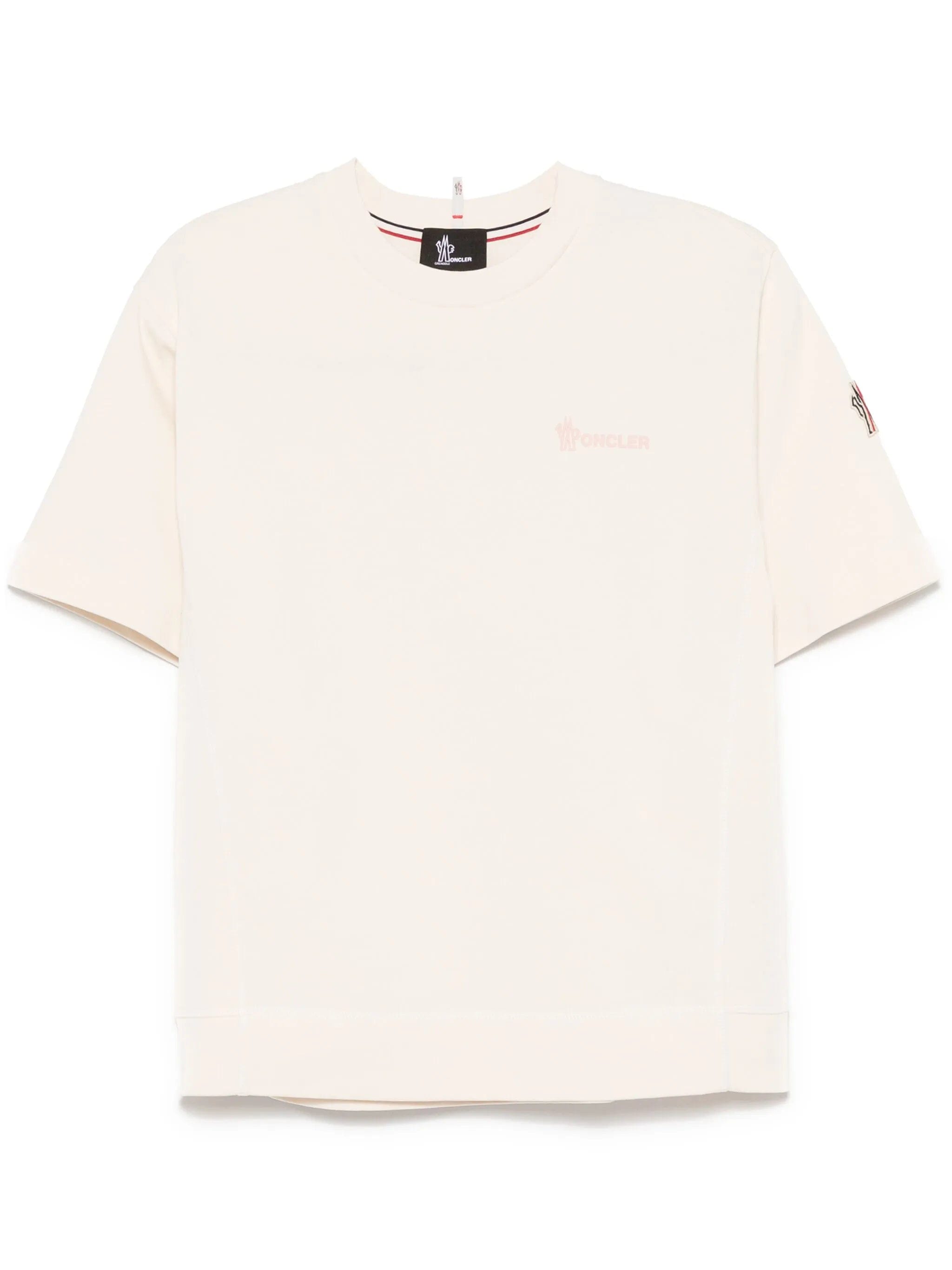 Moncler Grenoble logo - embossed cotton T - Shirt