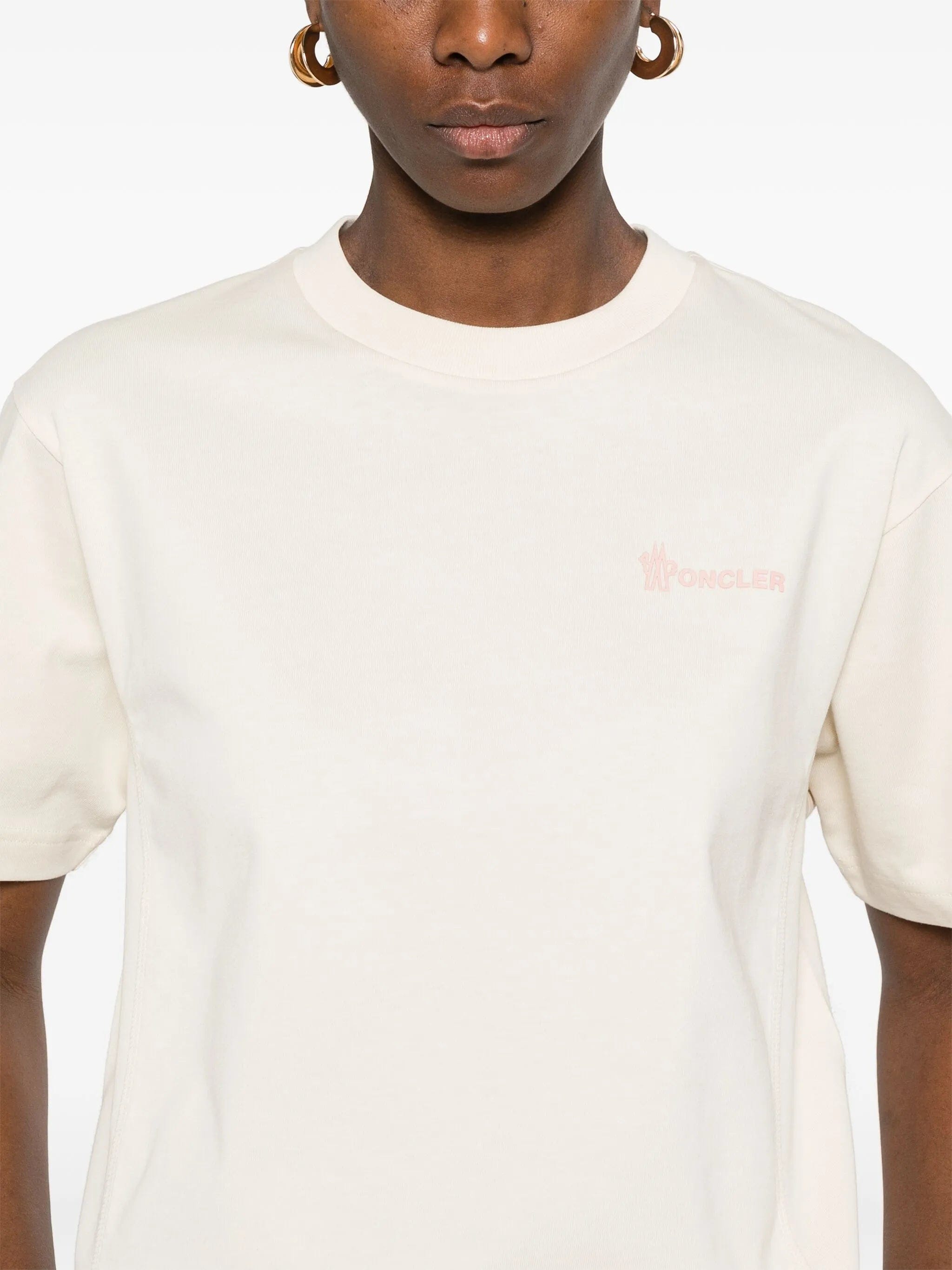 Moncler Grenoble logo - embossed cotton T - Shirt