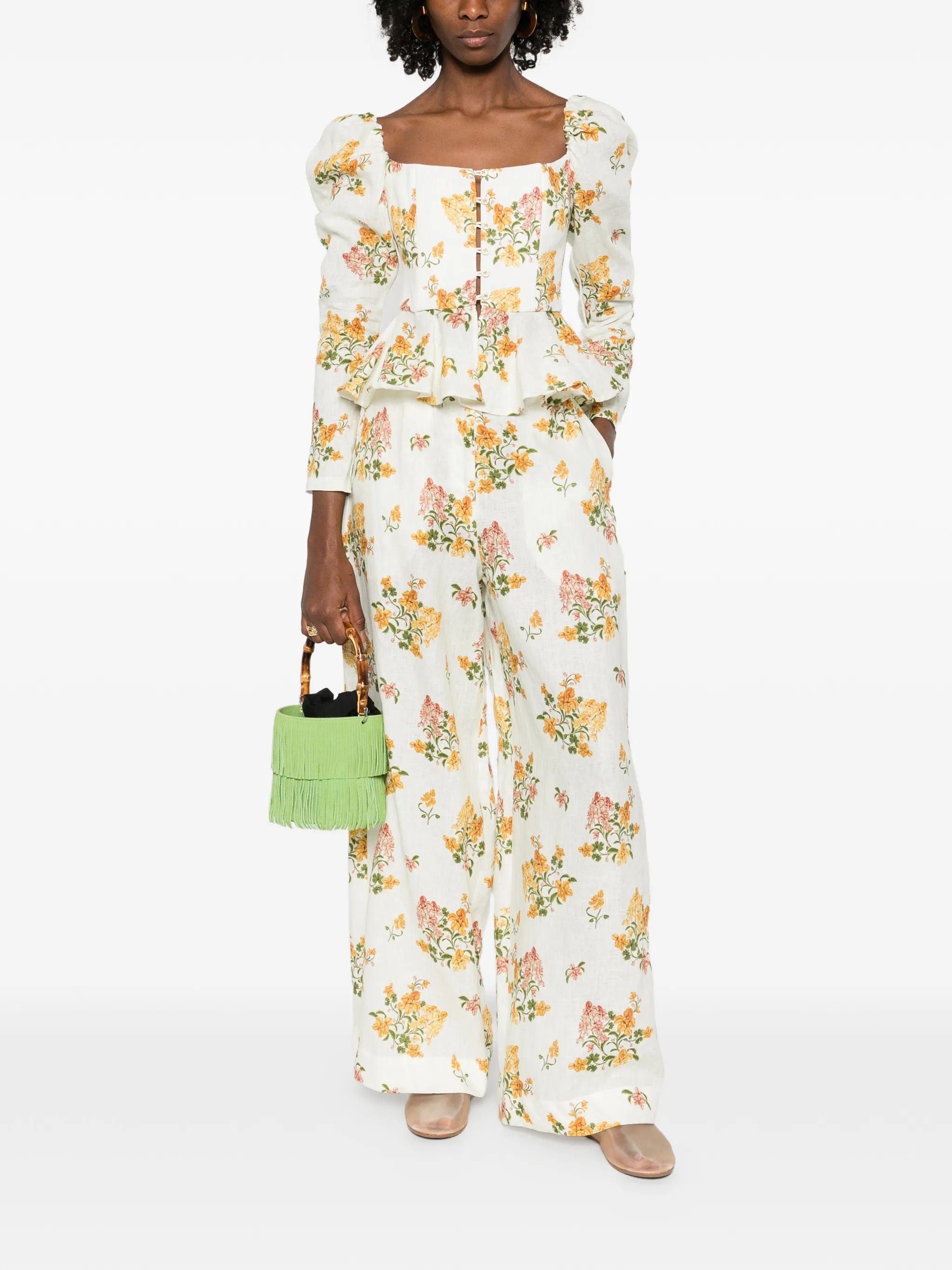 Agua by Agua Bendita Tota Cordillera floral palazzo pants