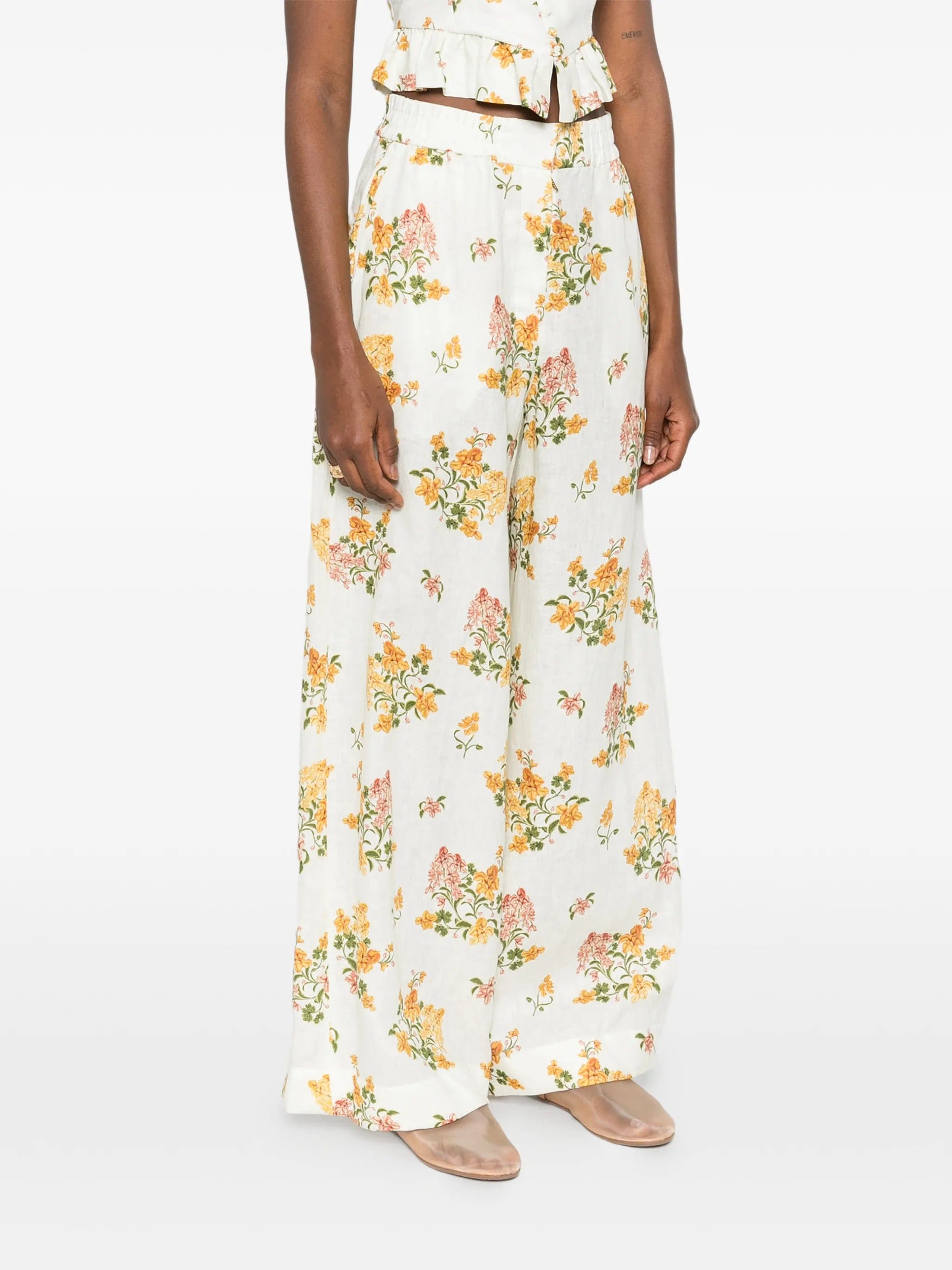 Agua by Agua Bendita Tota Cordillera floral palazzo pants