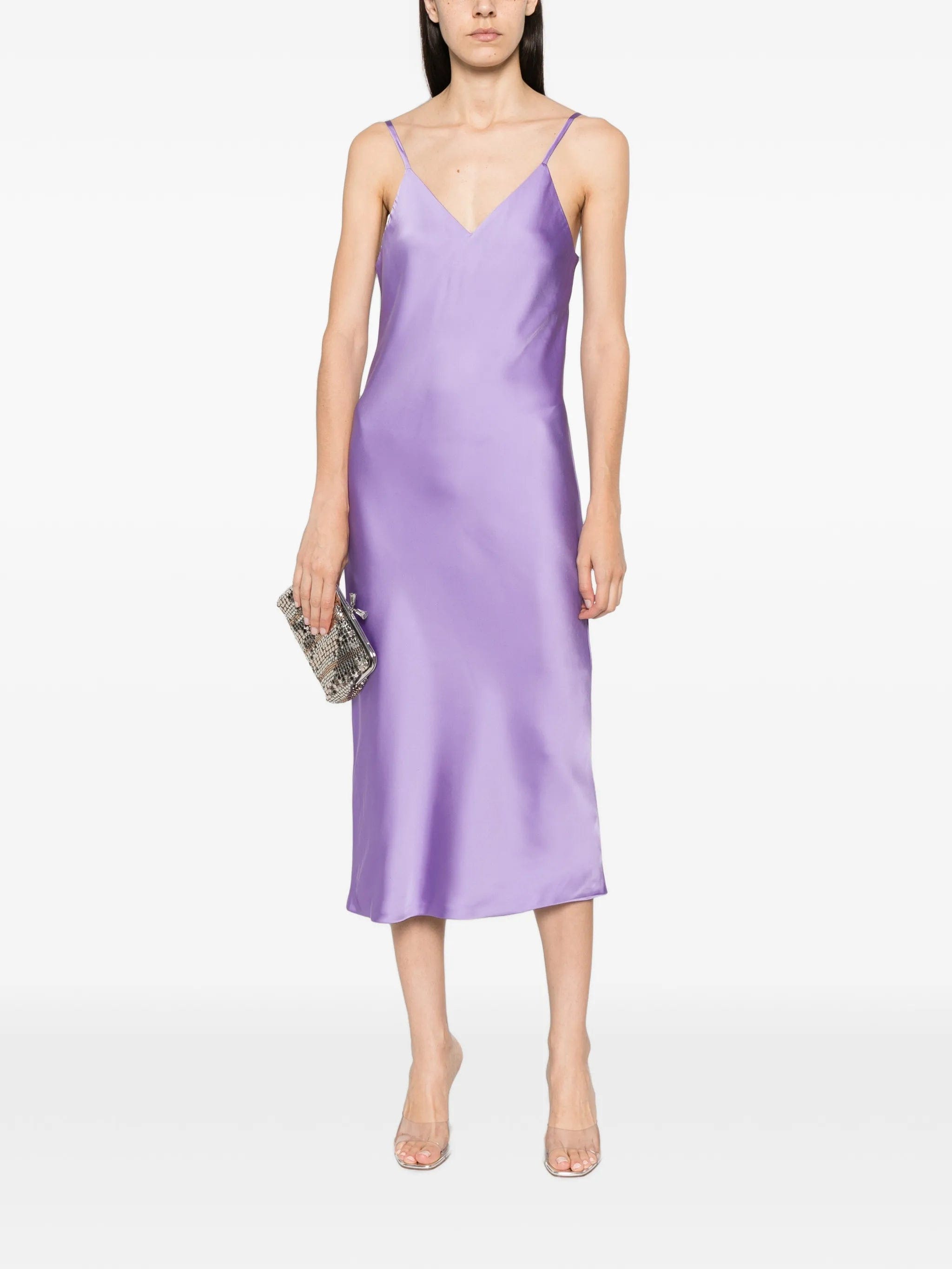 Norma Kamali V - neck midi dress