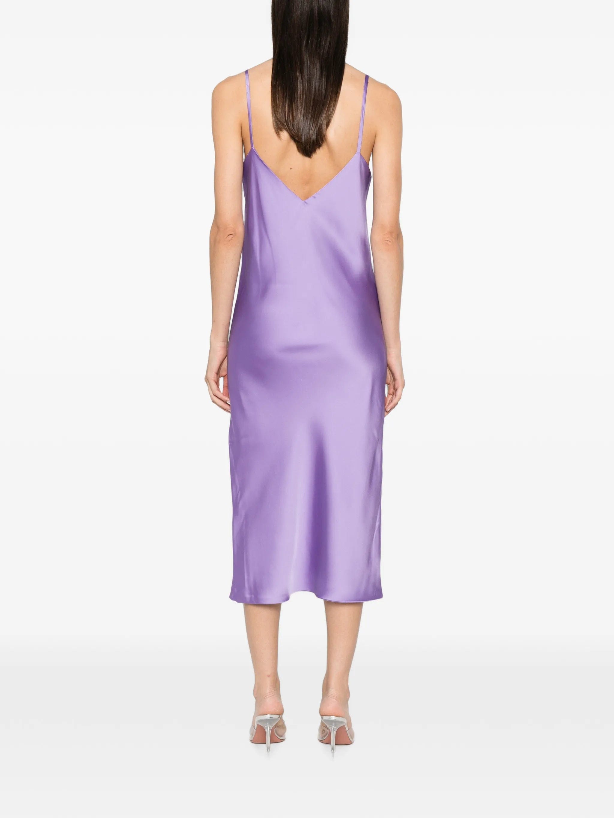 Norma Kamali V - neck midi dress
