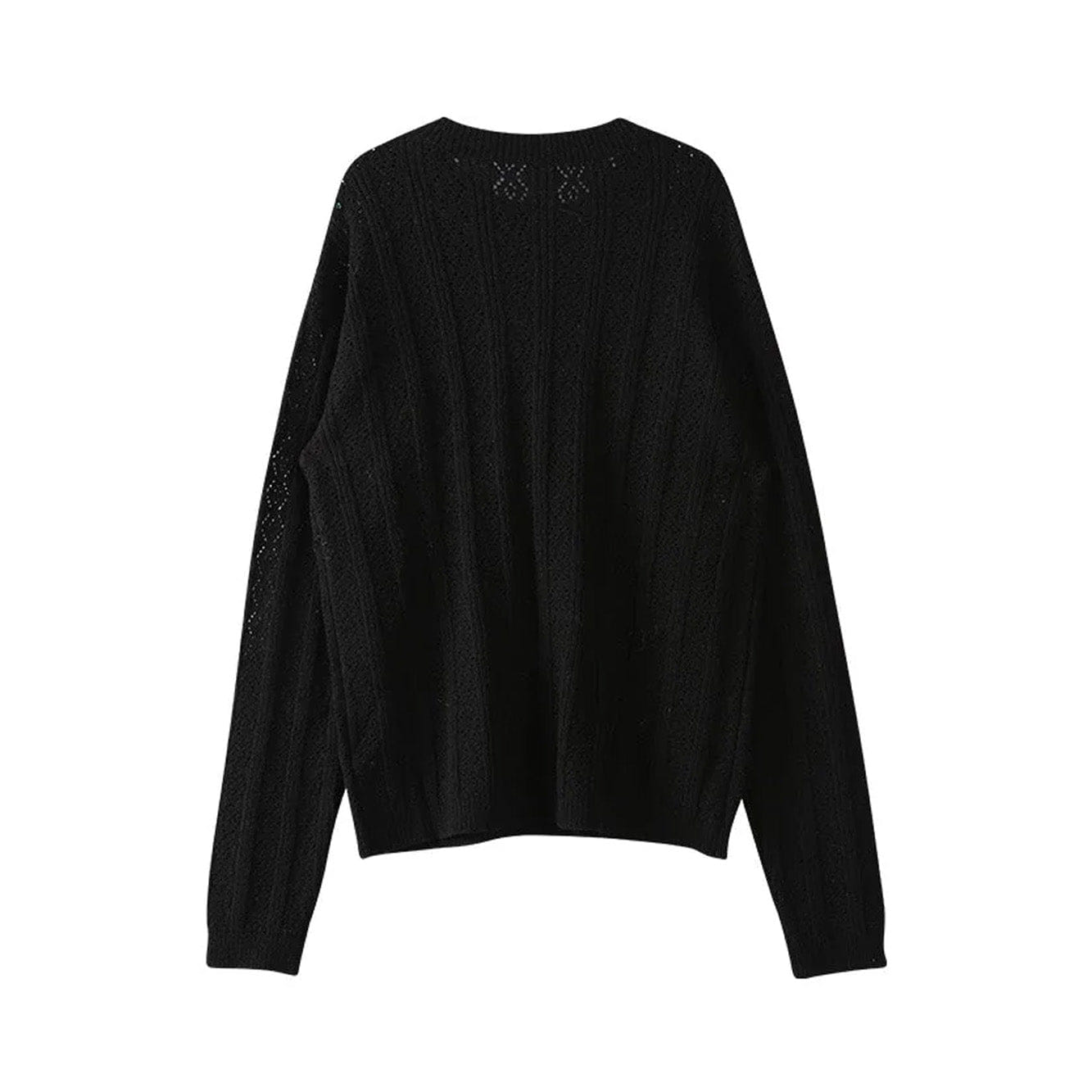 Andersson Bell Unisex Dragon Summer Crew - Neck Sweater Black