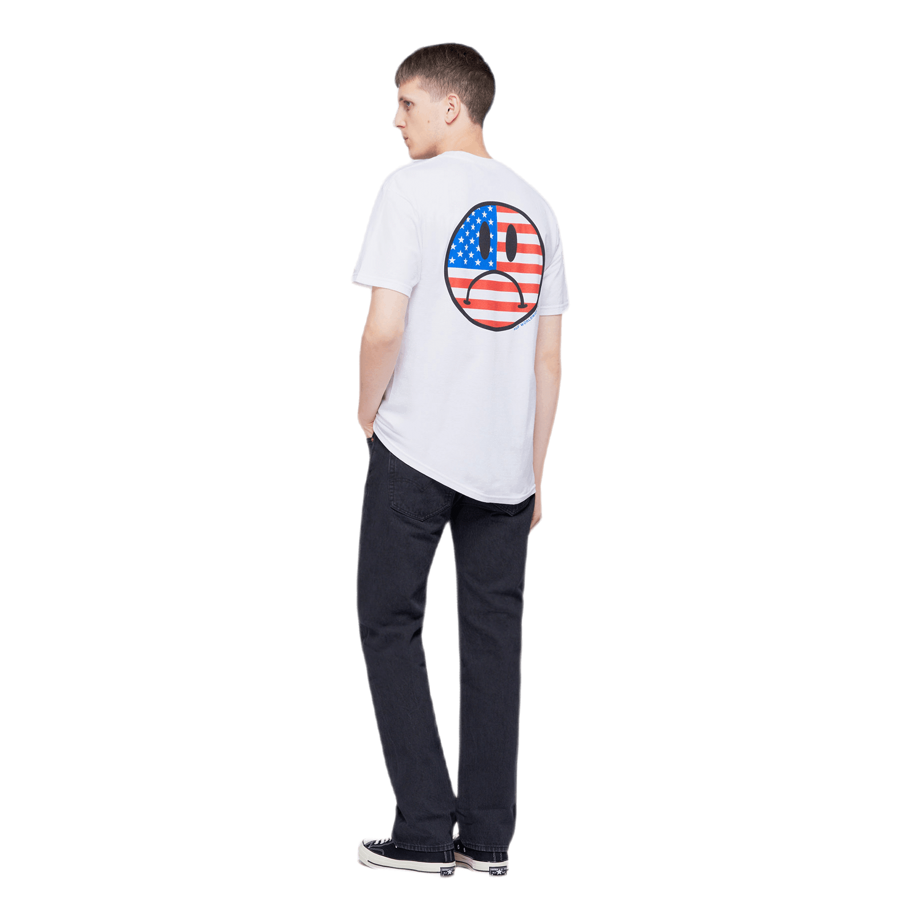 HUF Bummer Usa T-Shirt White
