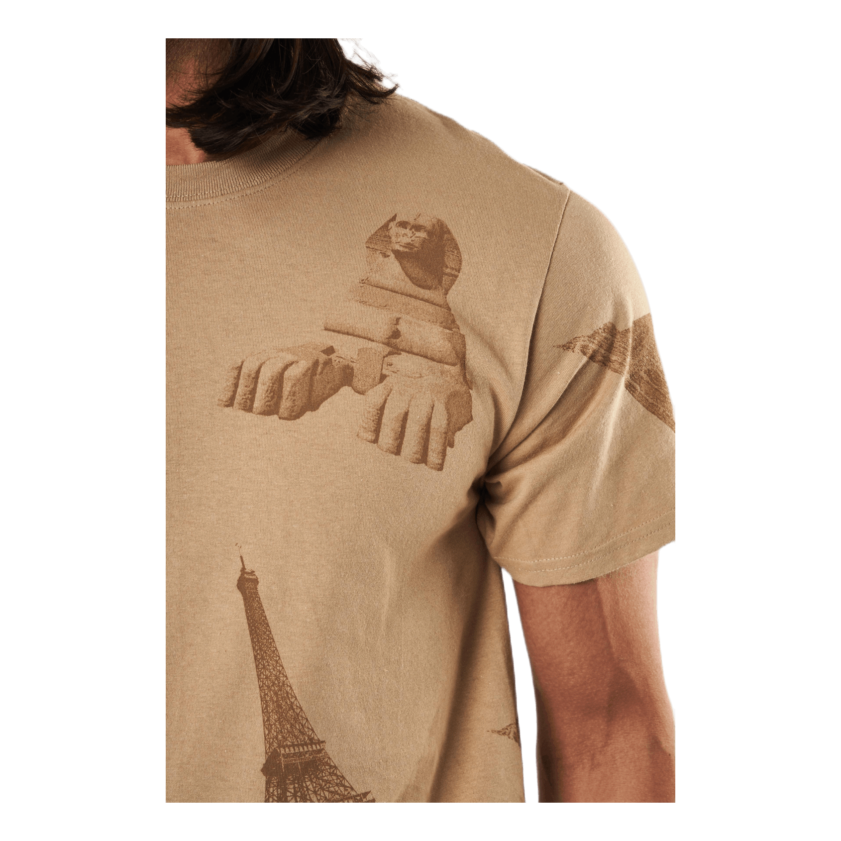 HUF Landmarks S/s T-Shirt Unbleached