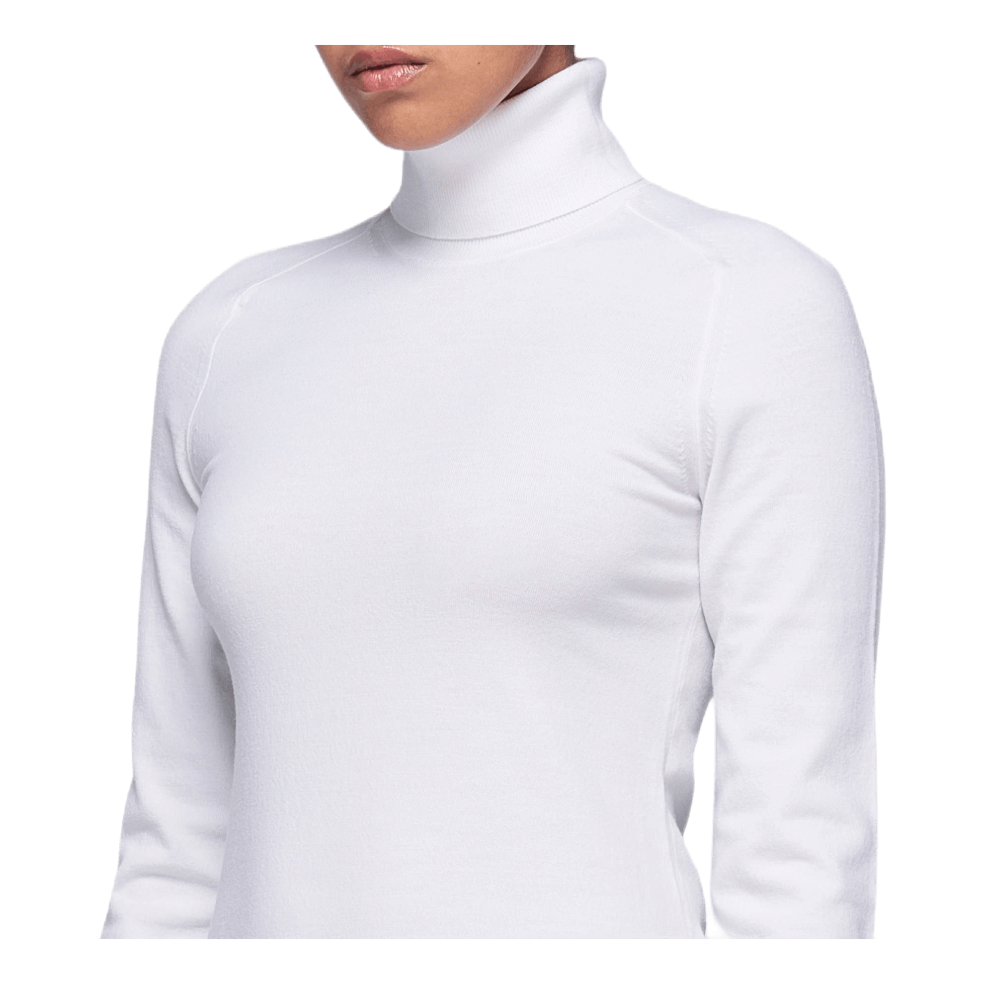 Helmut Lang Compact Wool Dress White