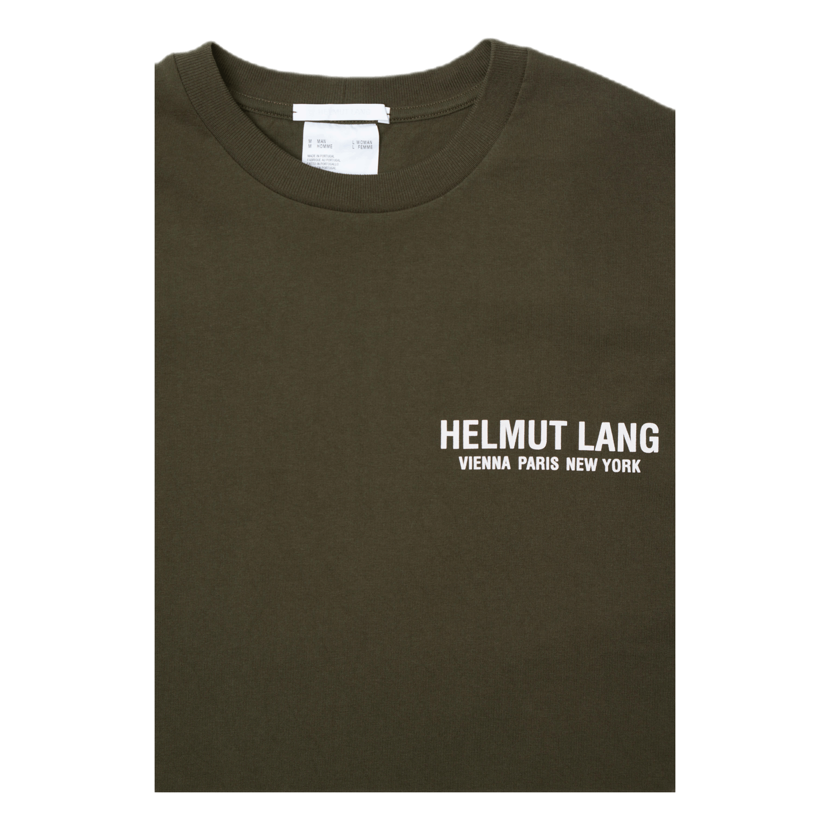 Helmut Lang Strap T-Shirt.stock Stra Hunter Sage