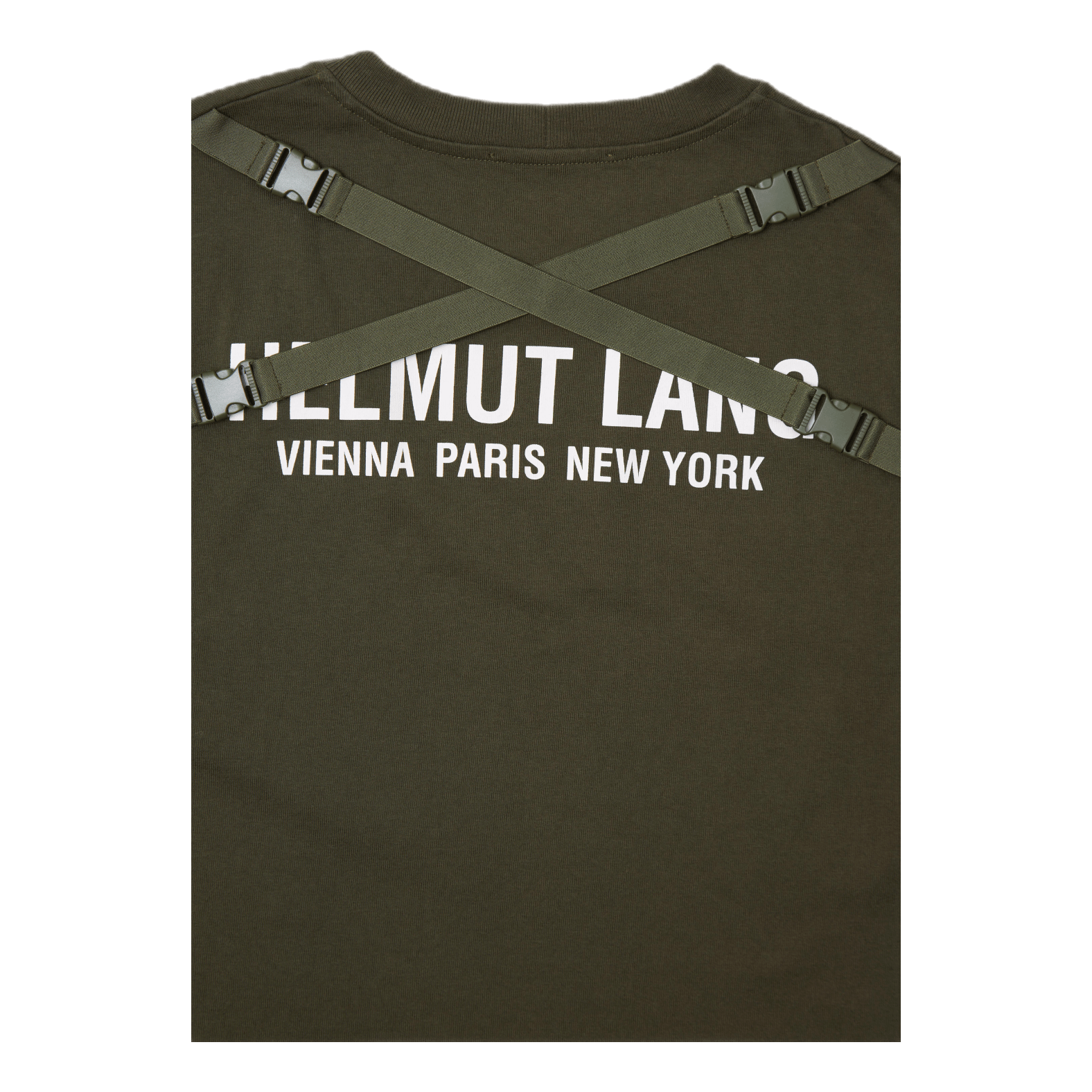 Helmut Lang Strap T-Shirt.stock Stra Hunter Sage
