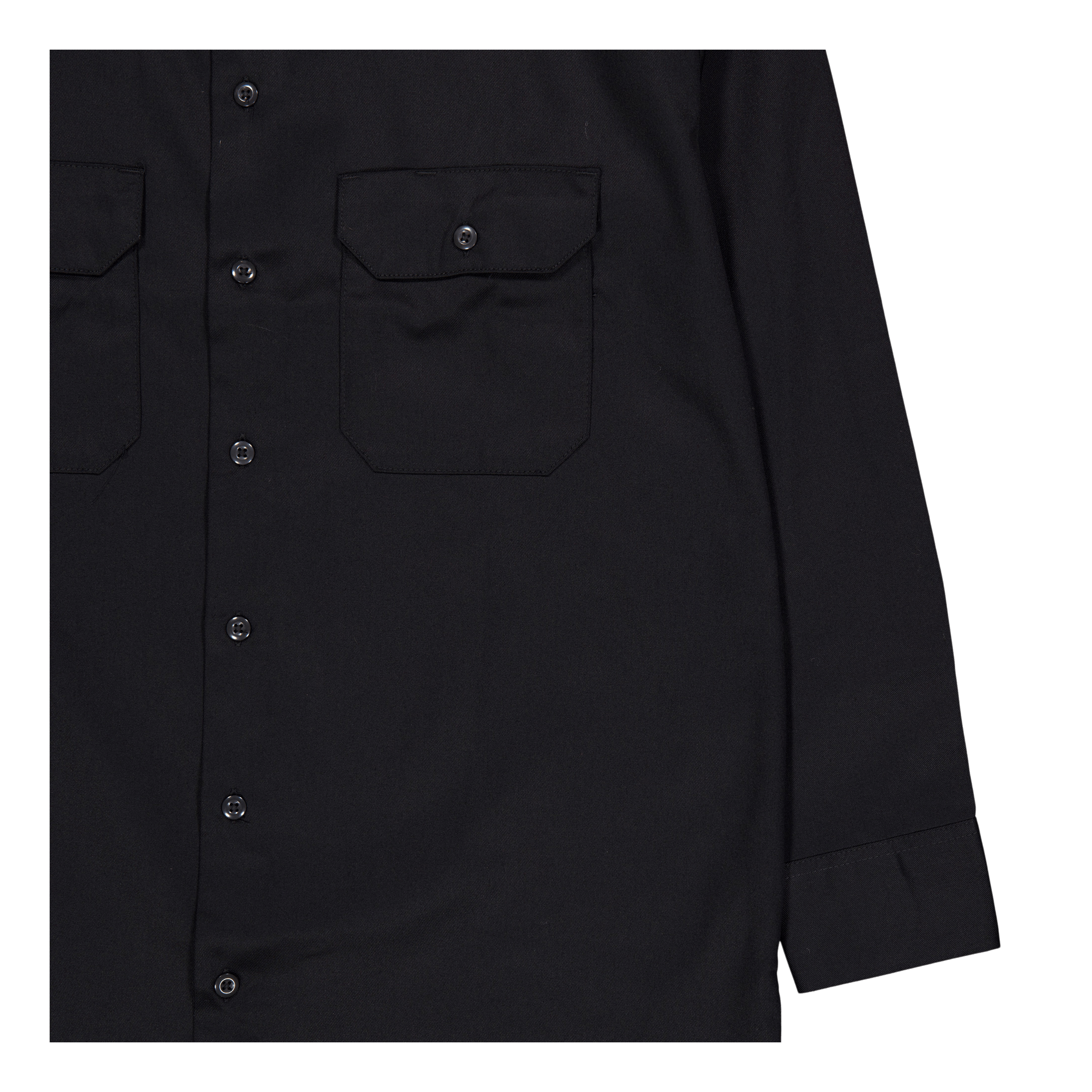 Dickies Work Shirt Ls Rec Black