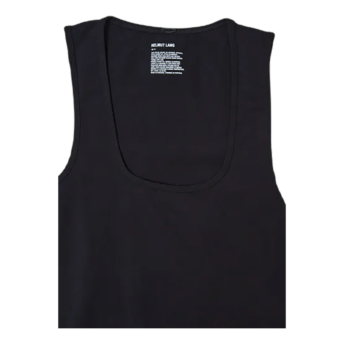 Helmut Lang Scoop Bodysuit.seam1 Black