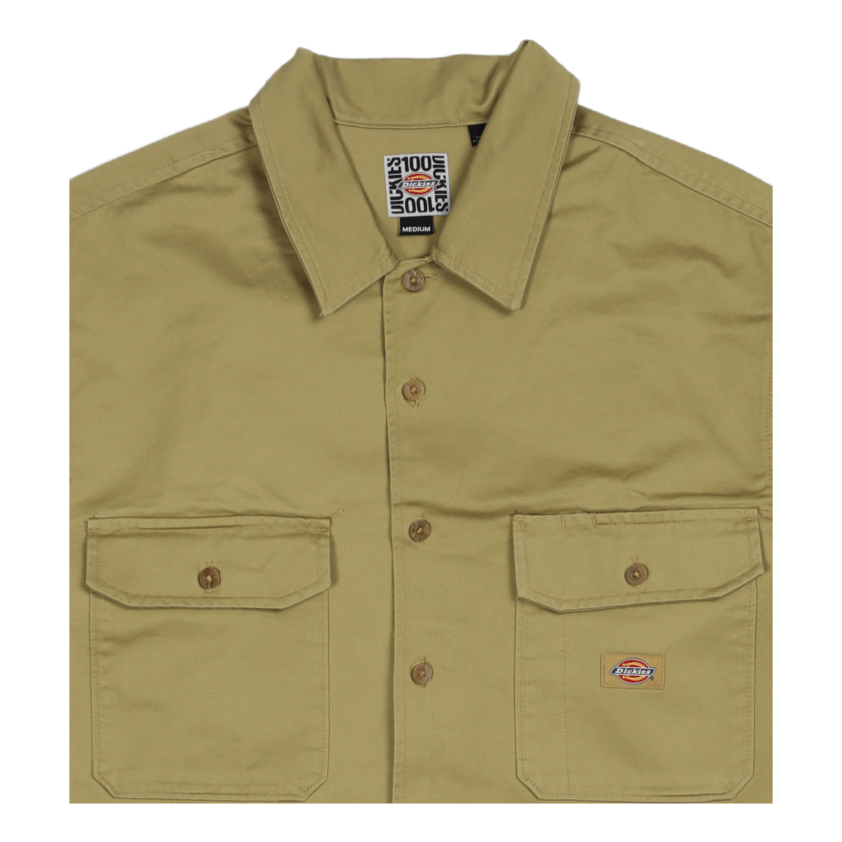 Dickies Heritage 100 Shirt Dark Khaki