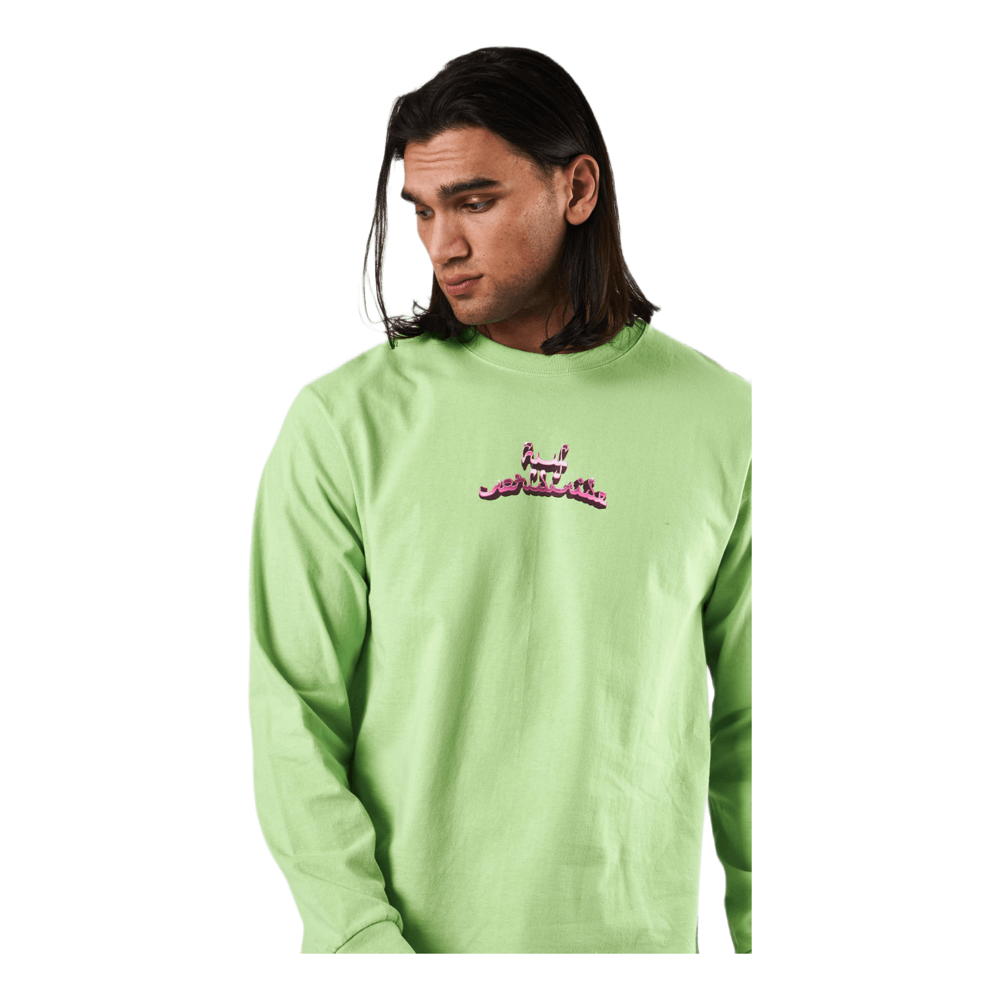 HUF Drinking W The Devil L/s T-Shirt Lime