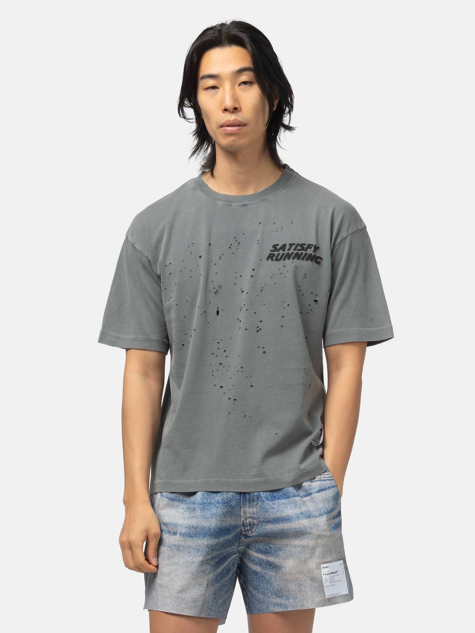 Satisfy MothTech™ T - Shirt #2 Faded Black