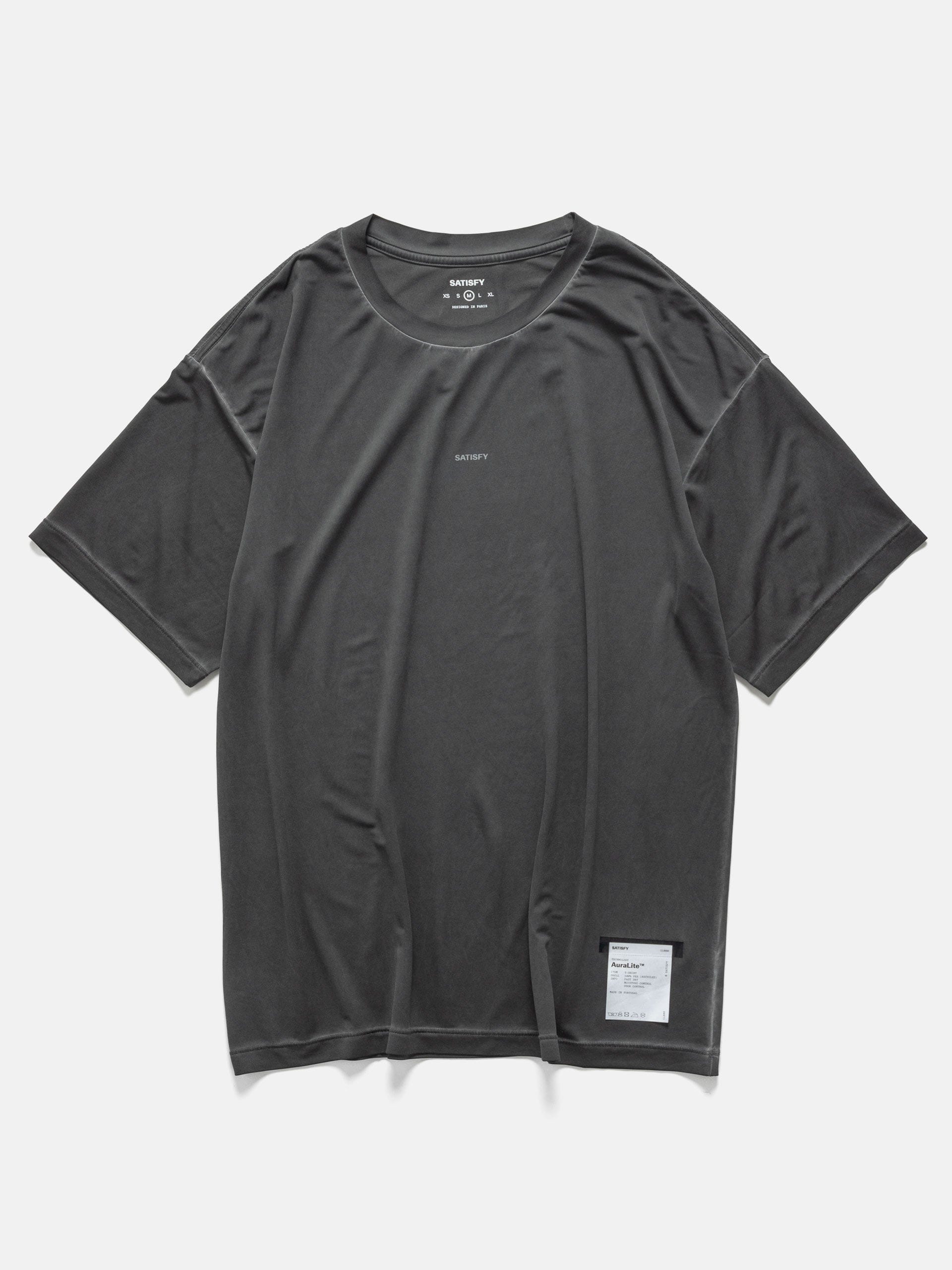Satisfy AuraLite™ T - Shirt Pigment Black