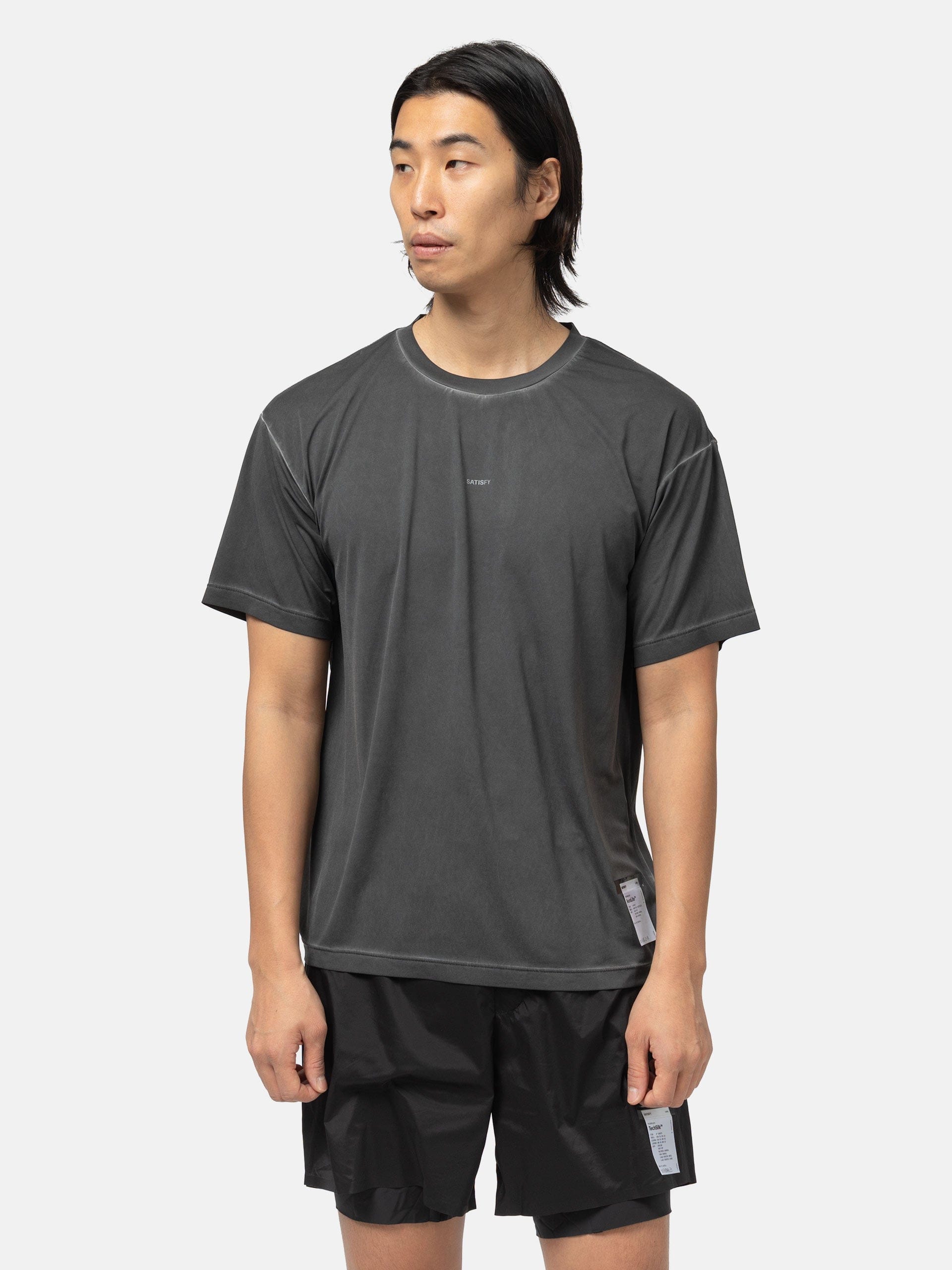 Satisfy AuraLite™ T - Shirt Pigment Black
