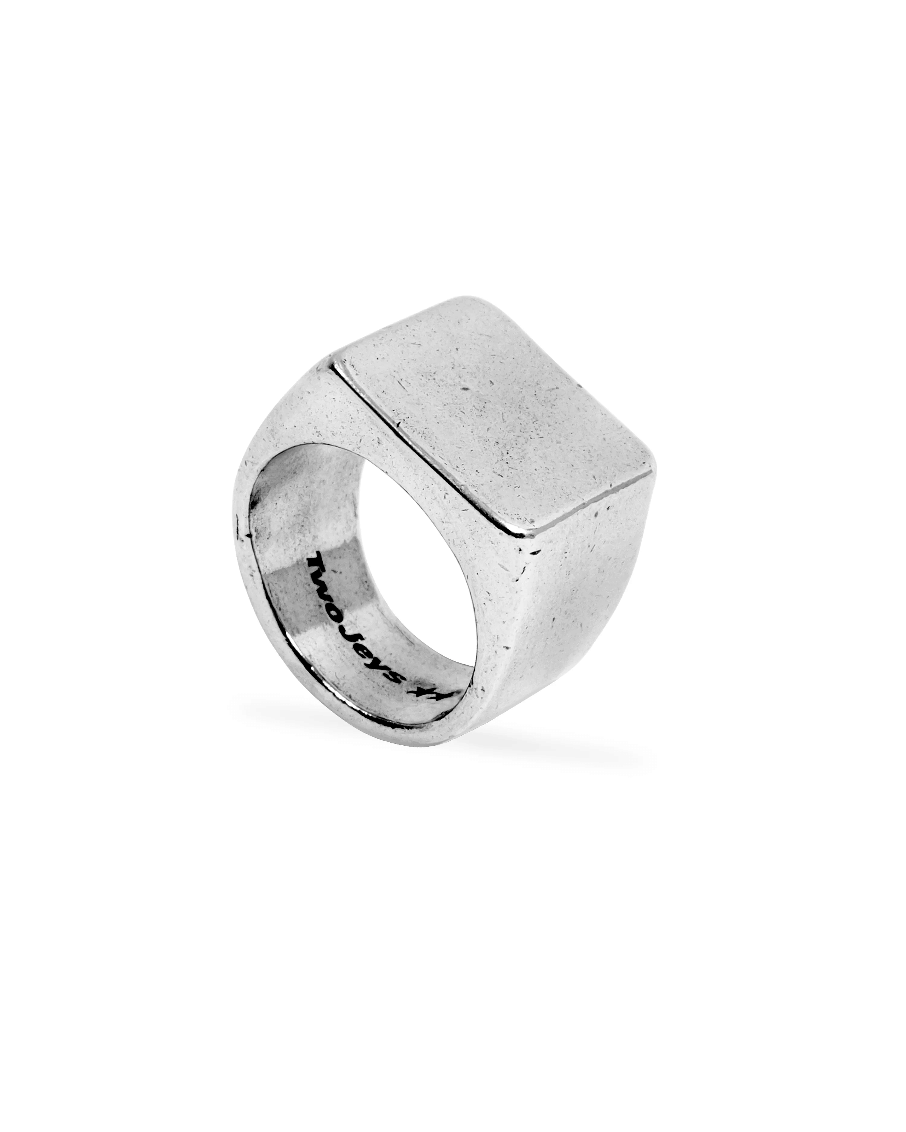 Twojeys Squared Ring Silver
