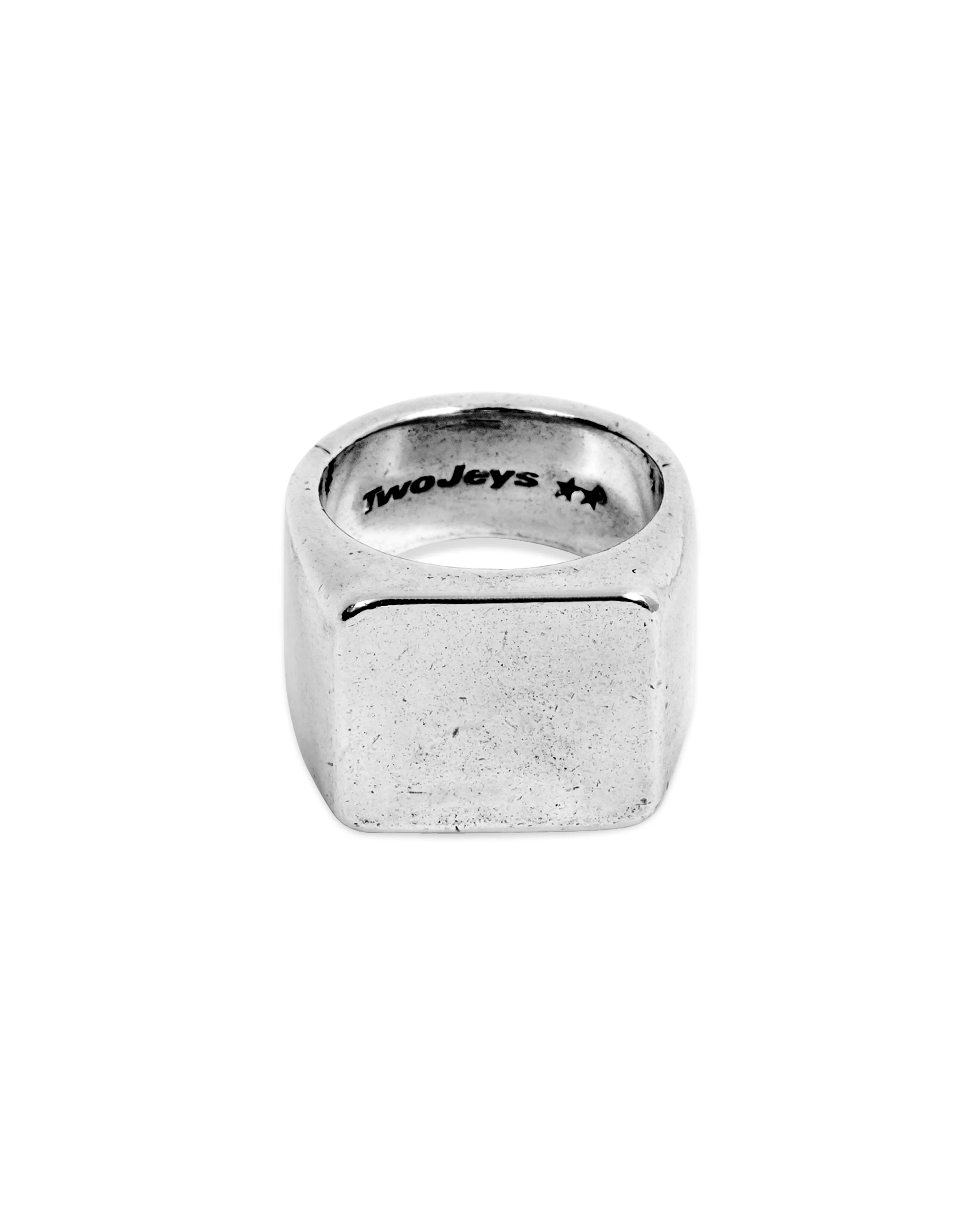 Twojeys Squared Ring Silver