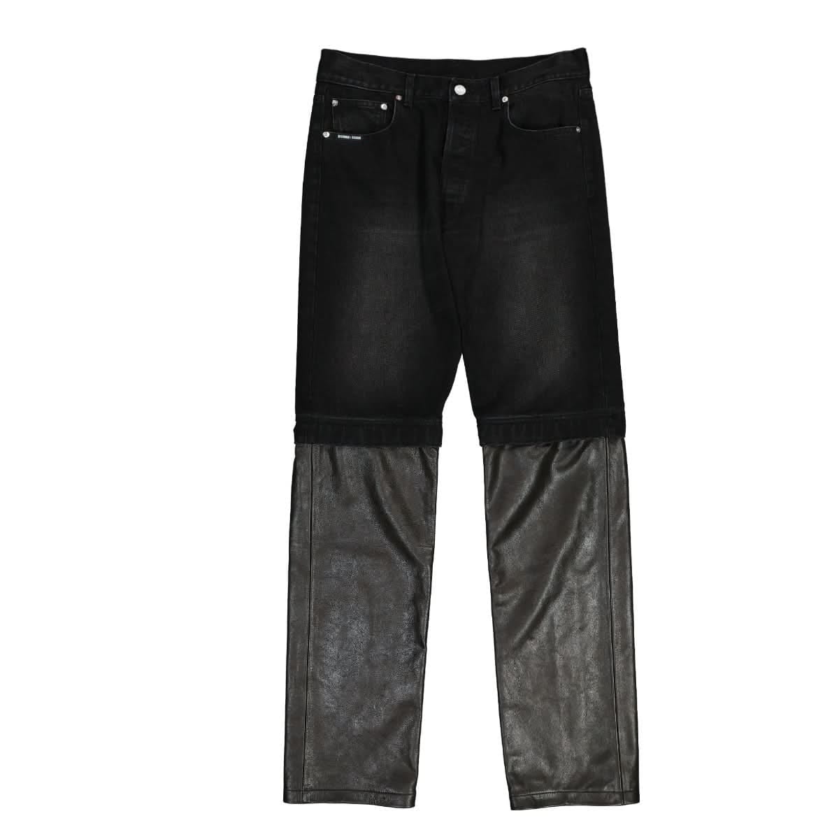 Vtmnts Leather / Denim Jeans