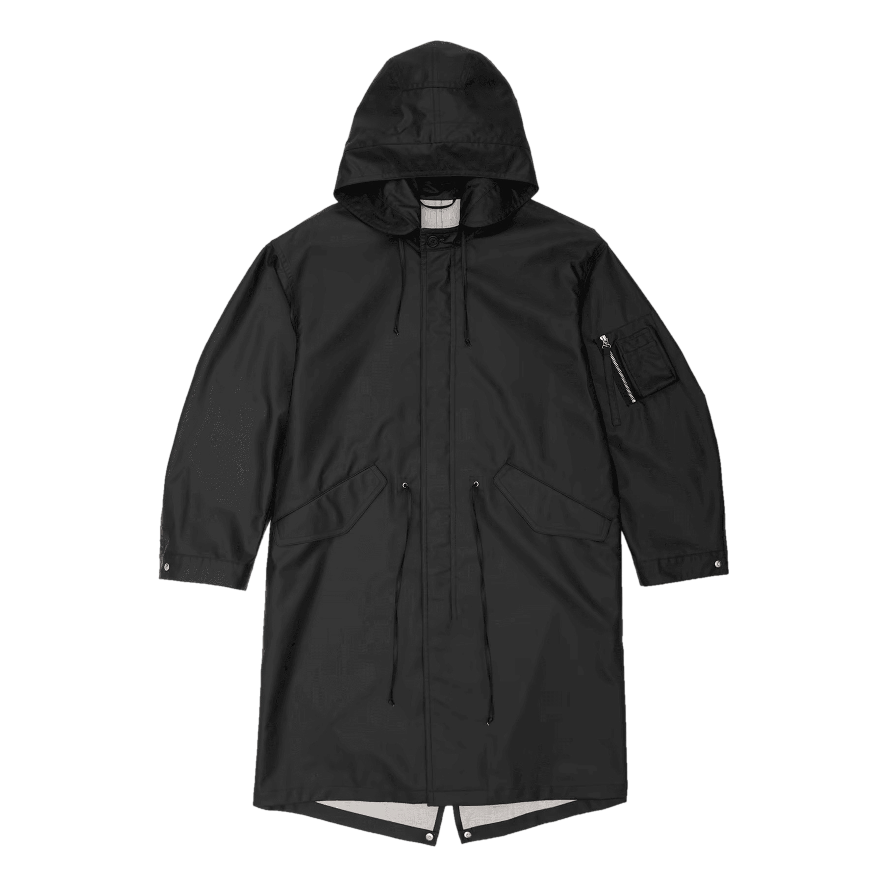 Helmut Lang Rubber Parka.laminat Black