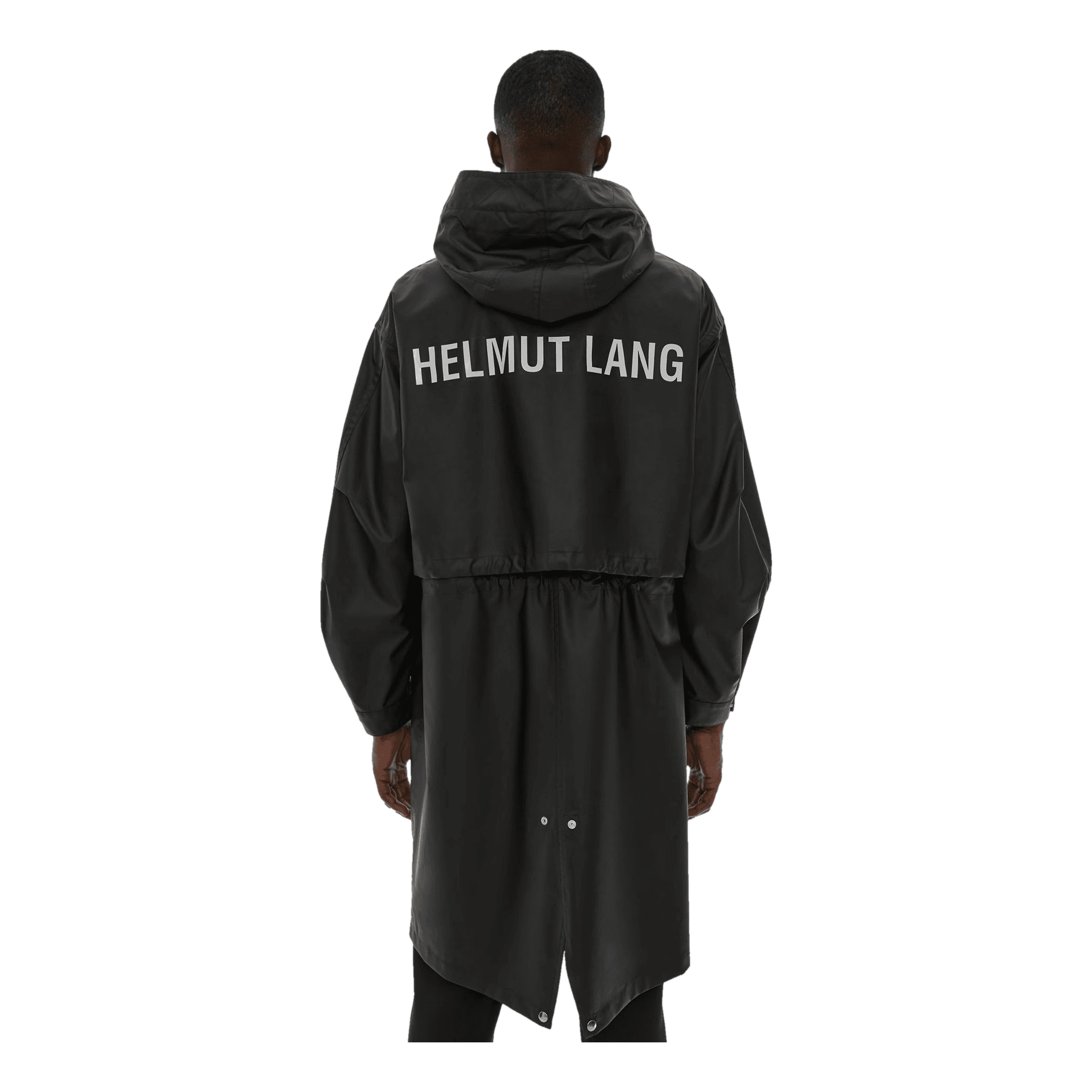 Helmut Lang Rubber Parka.laminat Black
