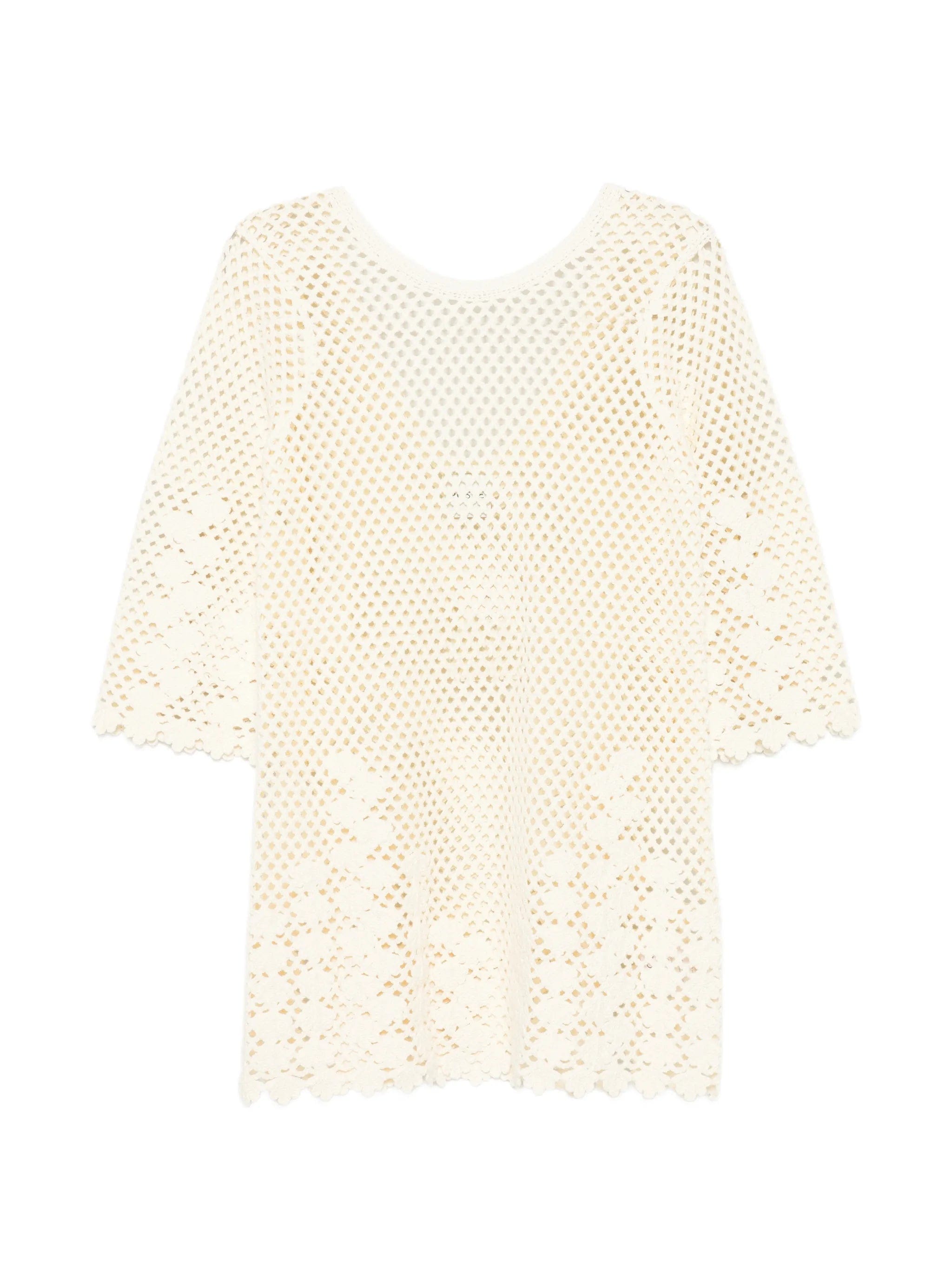 Posse Saskia floral - crochet mini dress