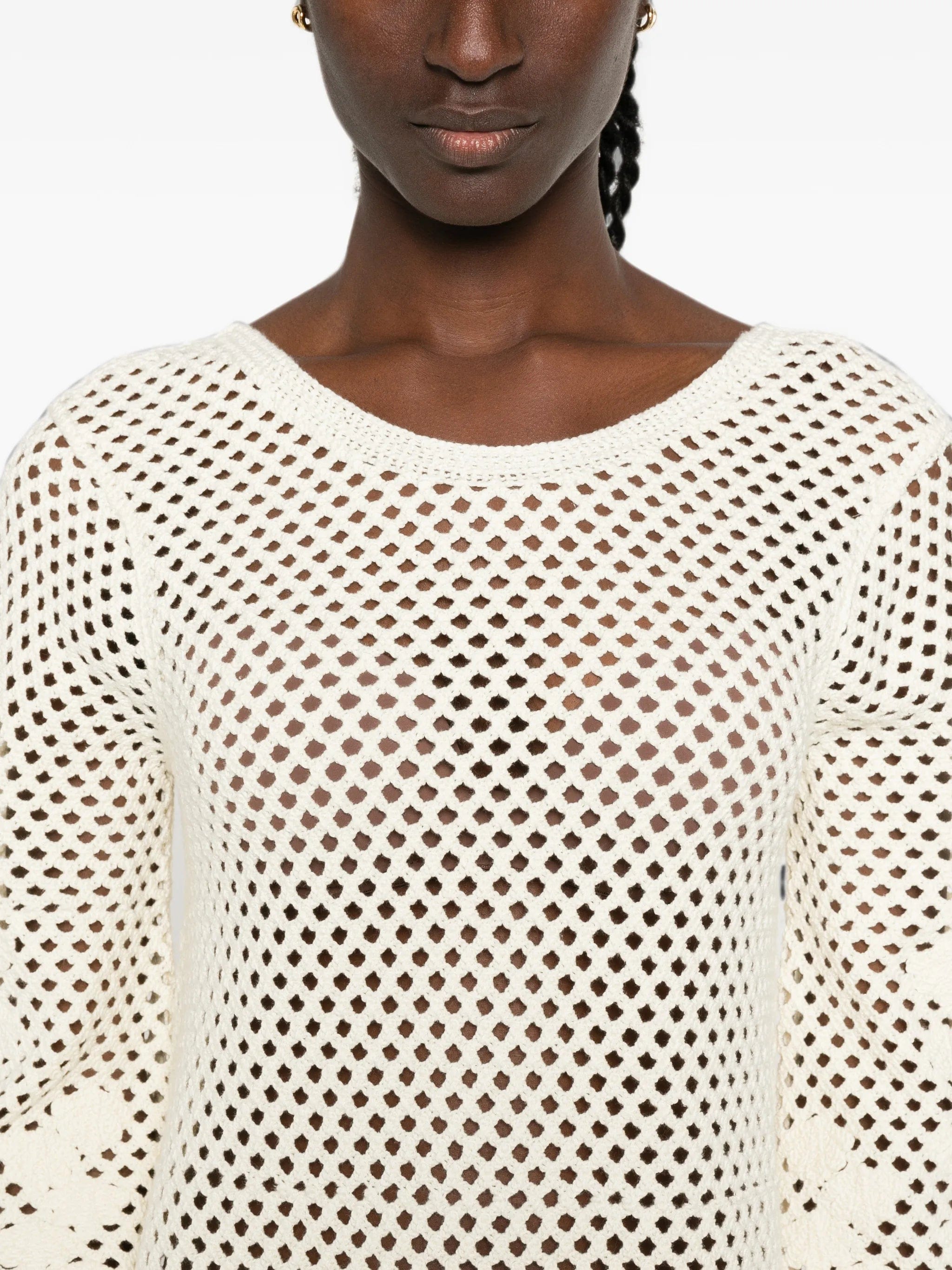 Posse Saskia floral - crochet mini dress