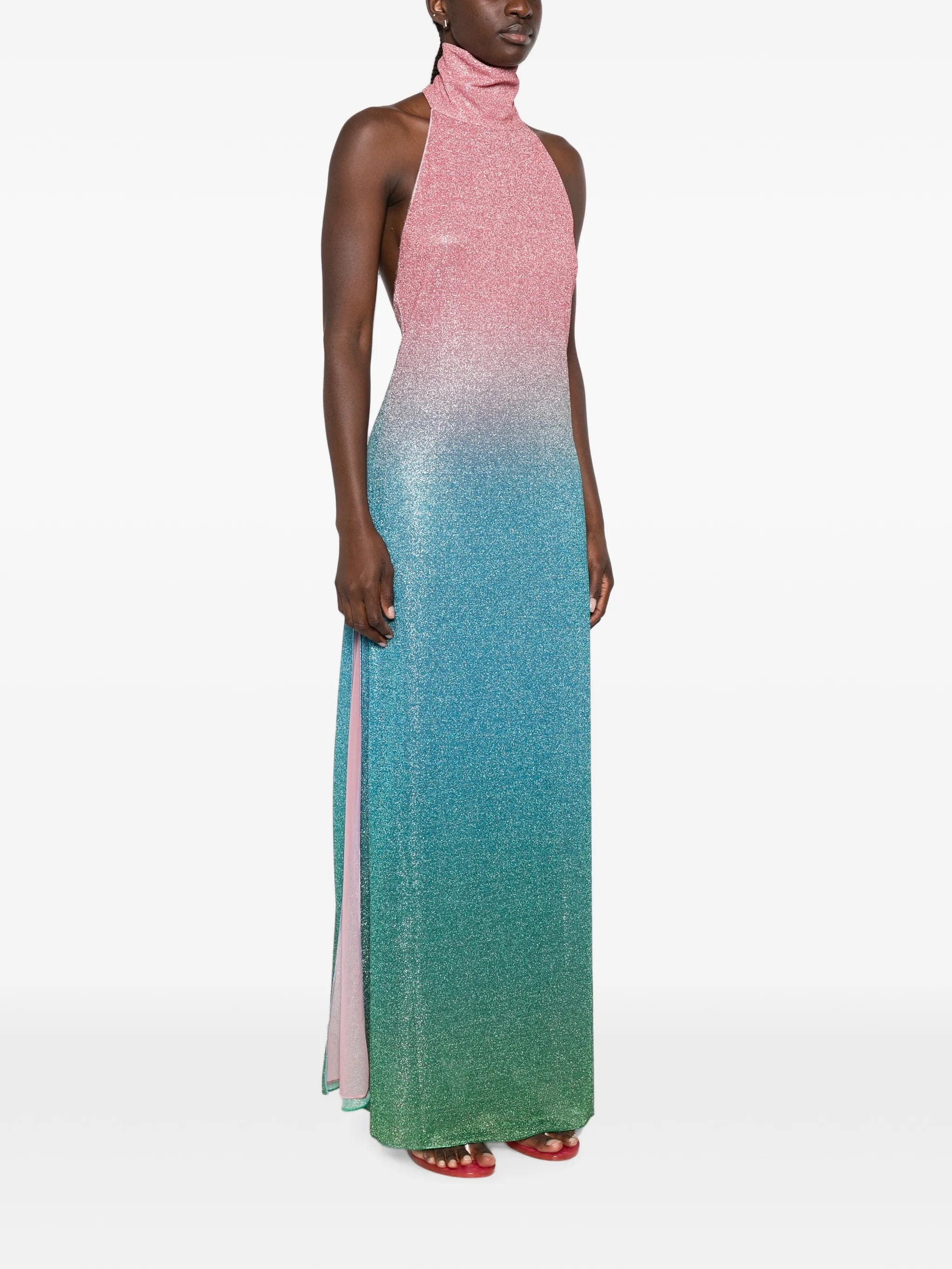 Oséree Lumière Candy gradient - effect maxi dress