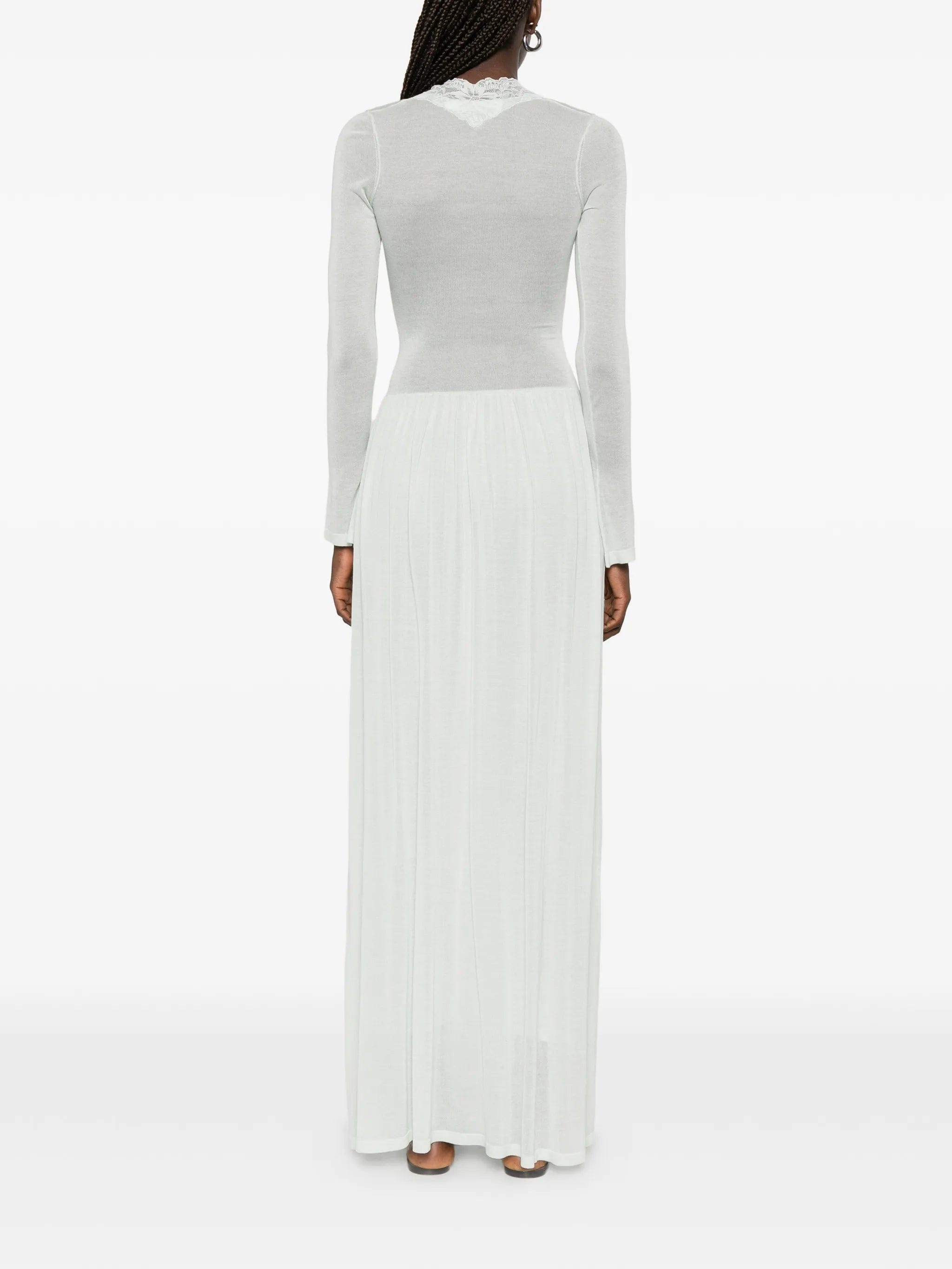 Aya Muse Maris lace - trim maxi dress